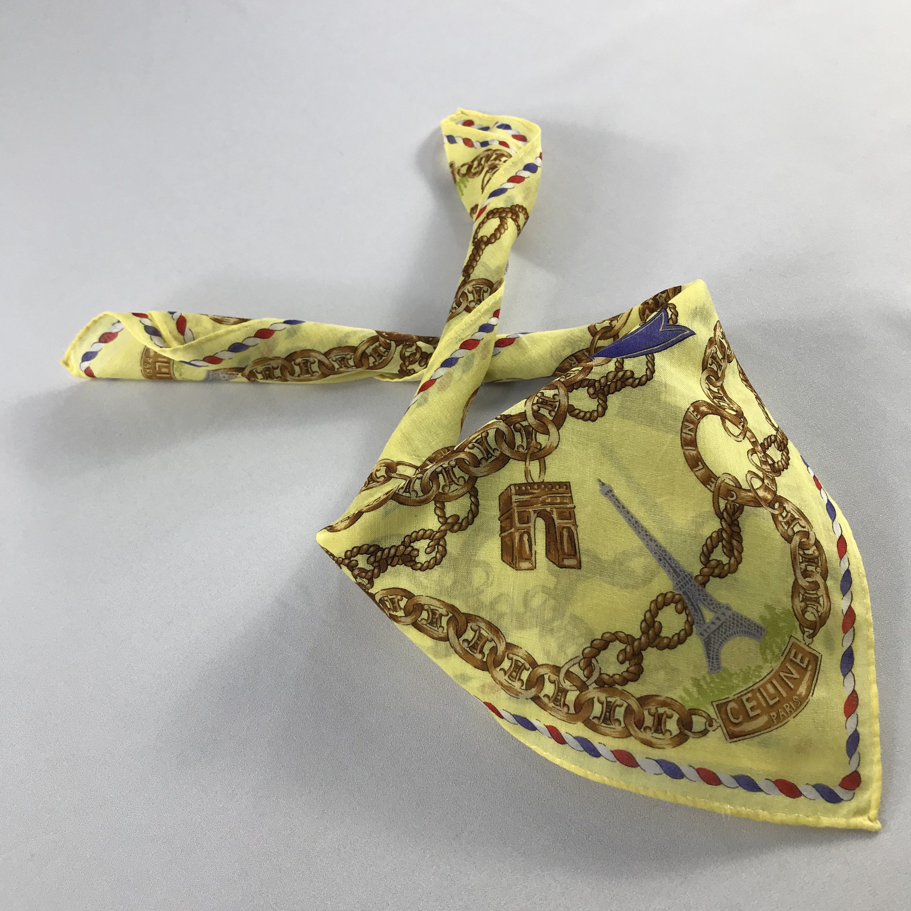 Celine Celine Handkerchief / Bandana / Neckerchief C782 Size ONE SIZE - 2 Thumbnail