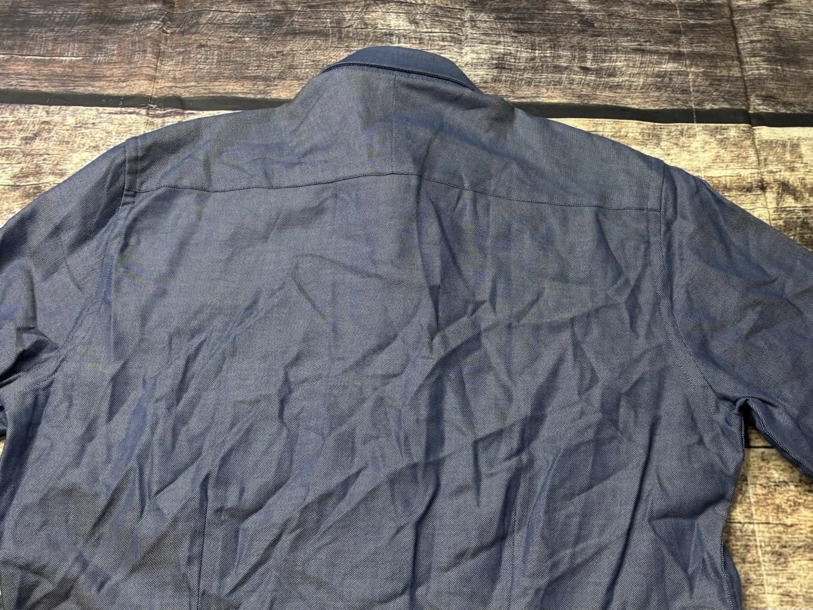 Ted Baker Ted Baker Endurance Dress Shirt Mens 16 32/33 Blue Cotton Size 38R - 8 Thumbnail
