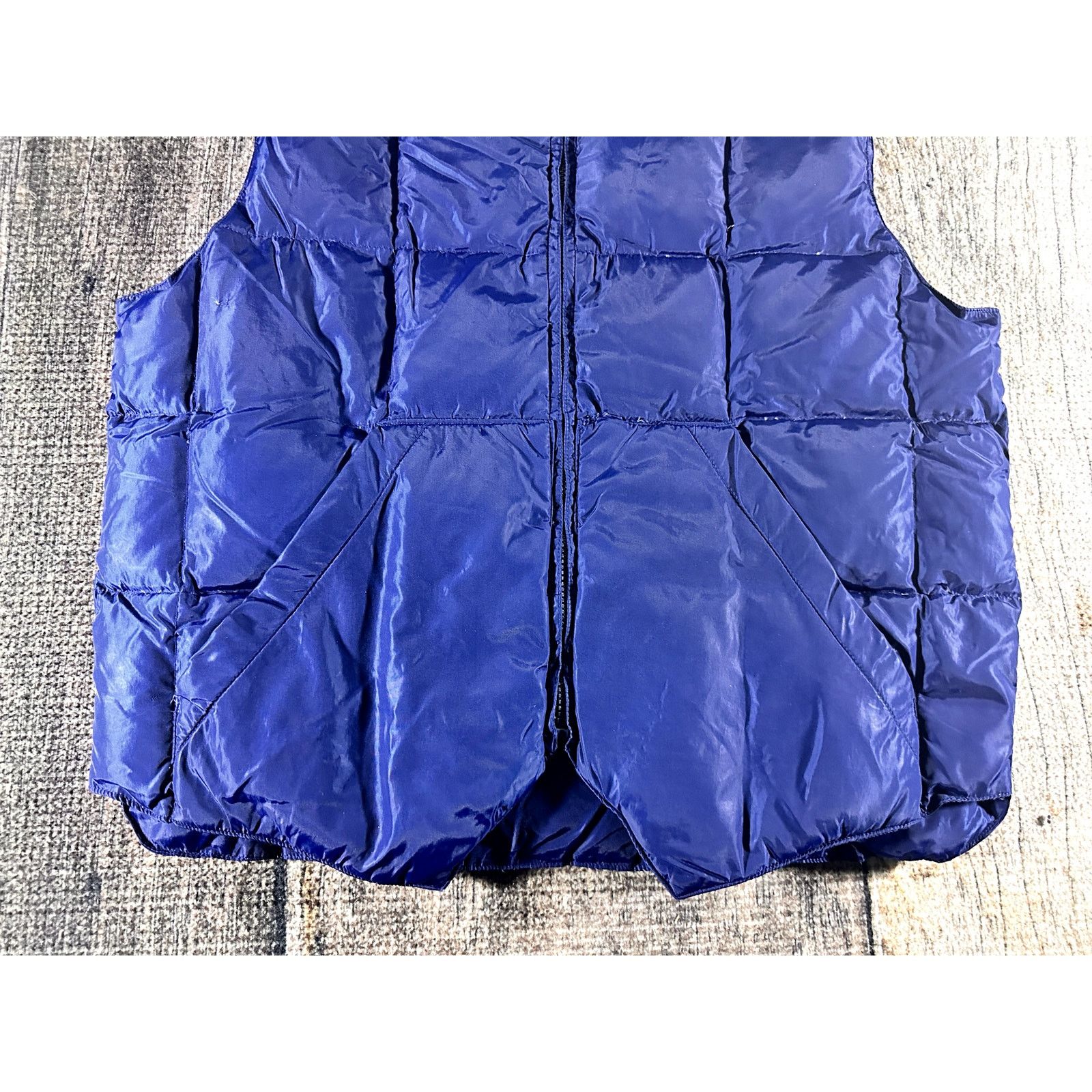 Cabelas Vtg Cabela’s Mens Down Filled Puffer Vest Navy Blue V-Notch Size US L / EU 52-54 / 3 - 3 Thumbnail