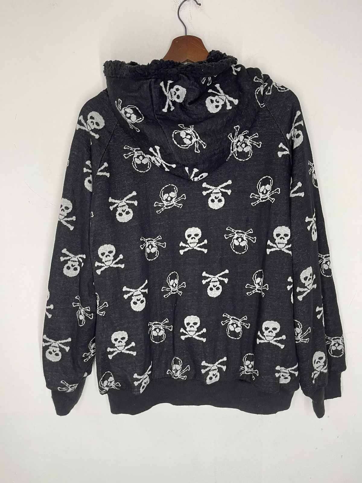 Japanese Brand STREETWEAR SKULL ALL OVERPRINT HOODIES IF SIX WAS NINE Size US L / EU 52-54 / 3 - 1 Thumbnail