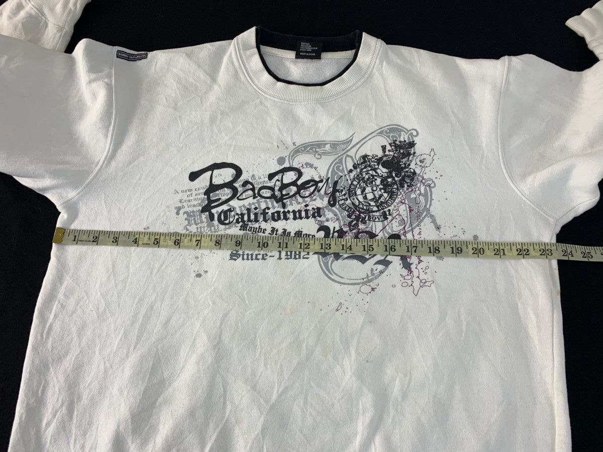 Japanese Brand Bad Boy California Big Logo Crewneck Pullover Hip Hop Logo Size US L / EU 52-54 / 3 - 8 Thumbnail