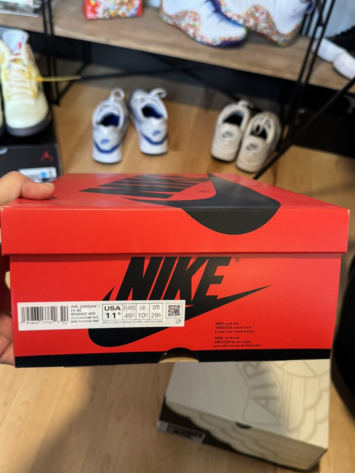 Jordan Brand Jordan 1 Retro High ‘85 Georgetown Size US 11.5 / EU 44-45 - 7 Thumbnail