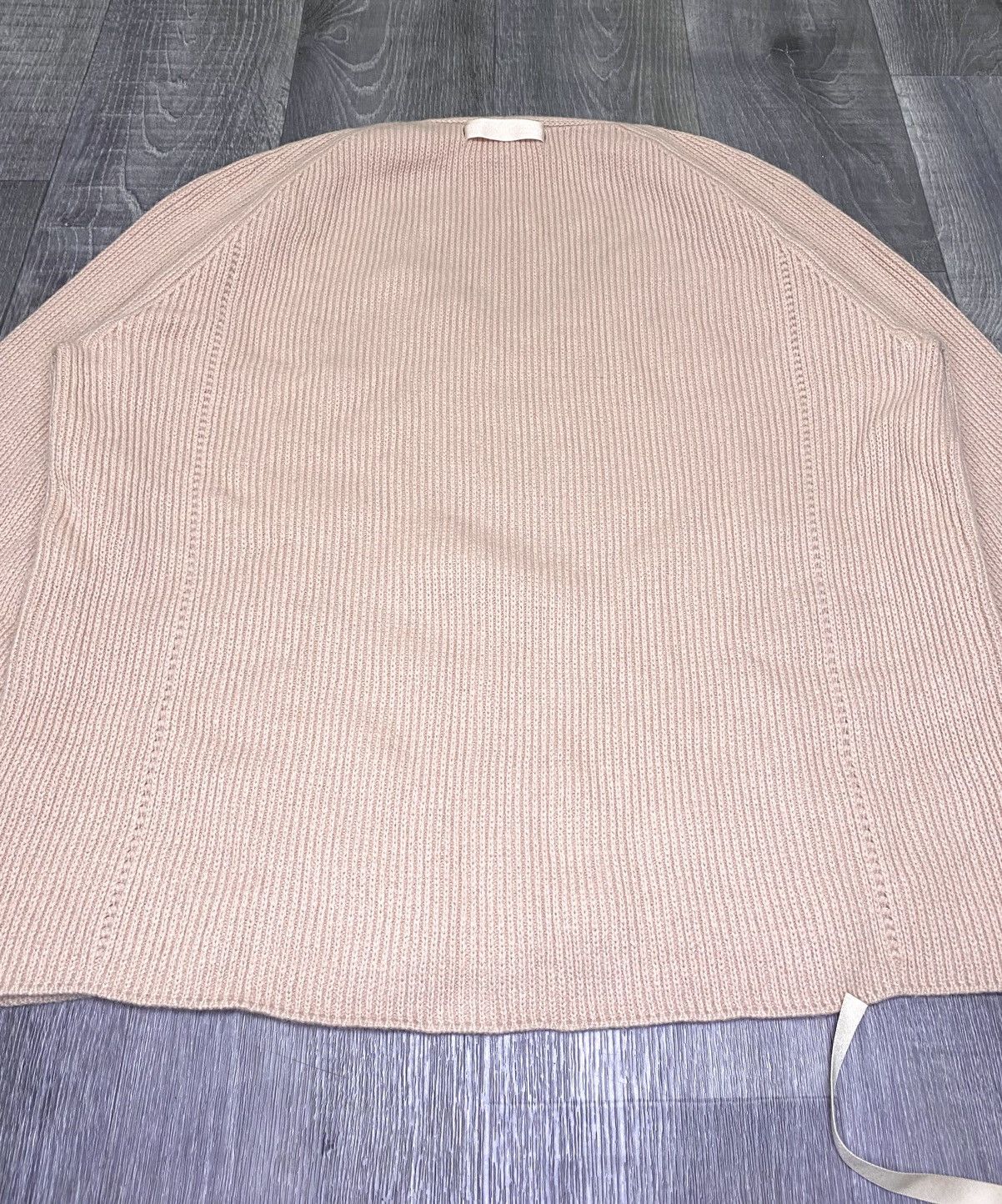 Helmut Lang Women’s Archival Helmut Lang Oversized Beige Bondage Sweater Size L / US 10 / IT 46 - 19 Thumbnail