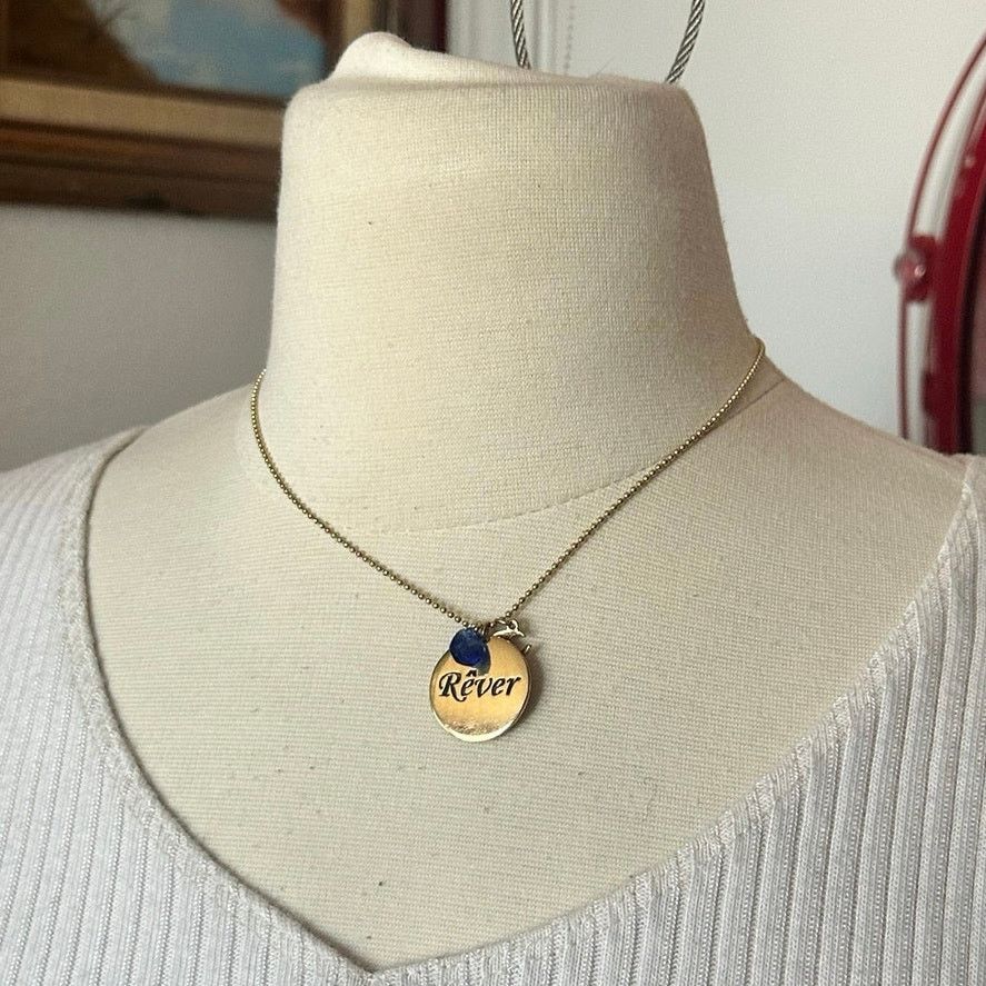 Other rever dream circle pendant gold chain necklace Size ONE SIZE - 1 Thumbnail