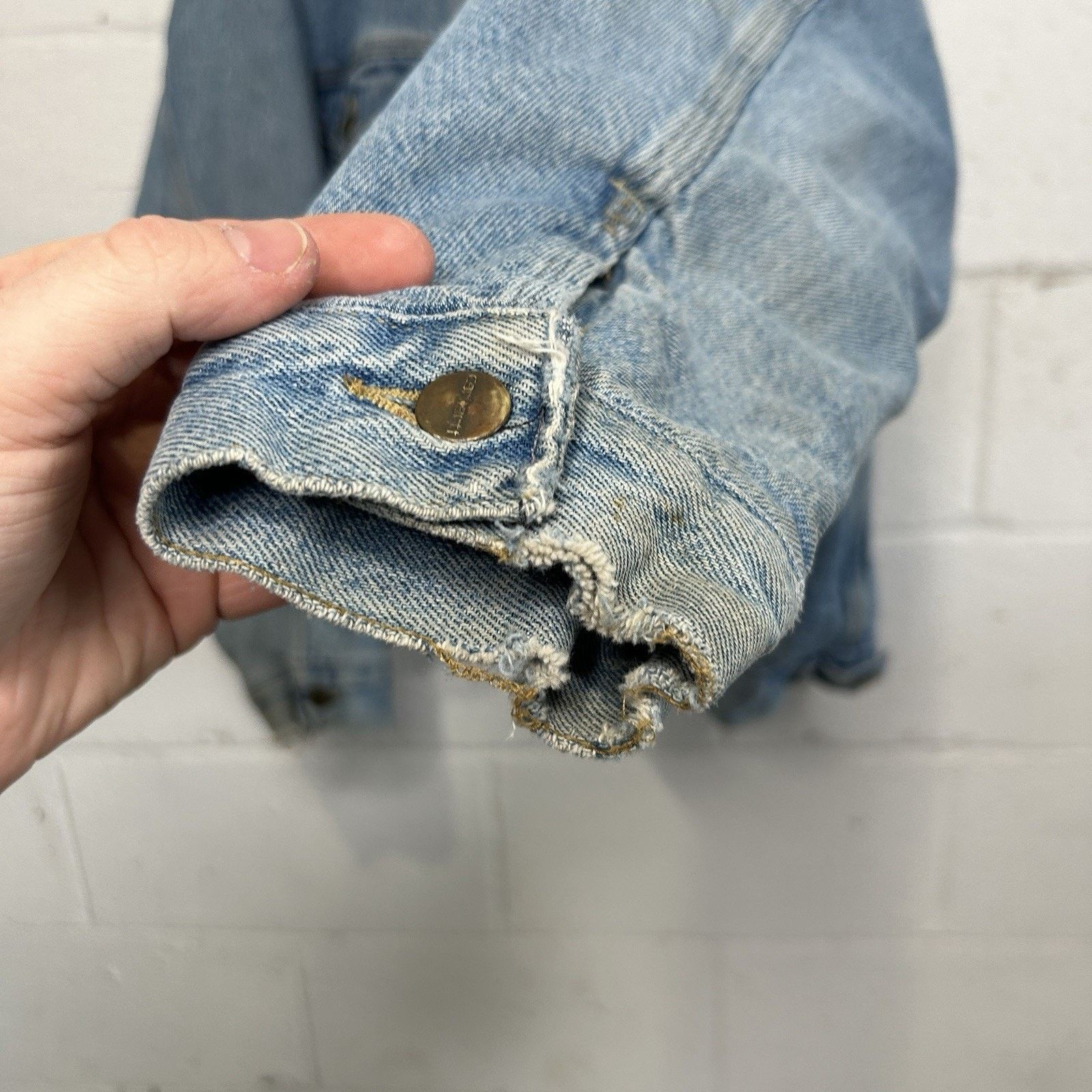 Carhartt Vintage Carhartt Blanket-Lined Trucker Jacket “Denim” Size US L / EU 52-54 / 3 - 10 Thumbnail