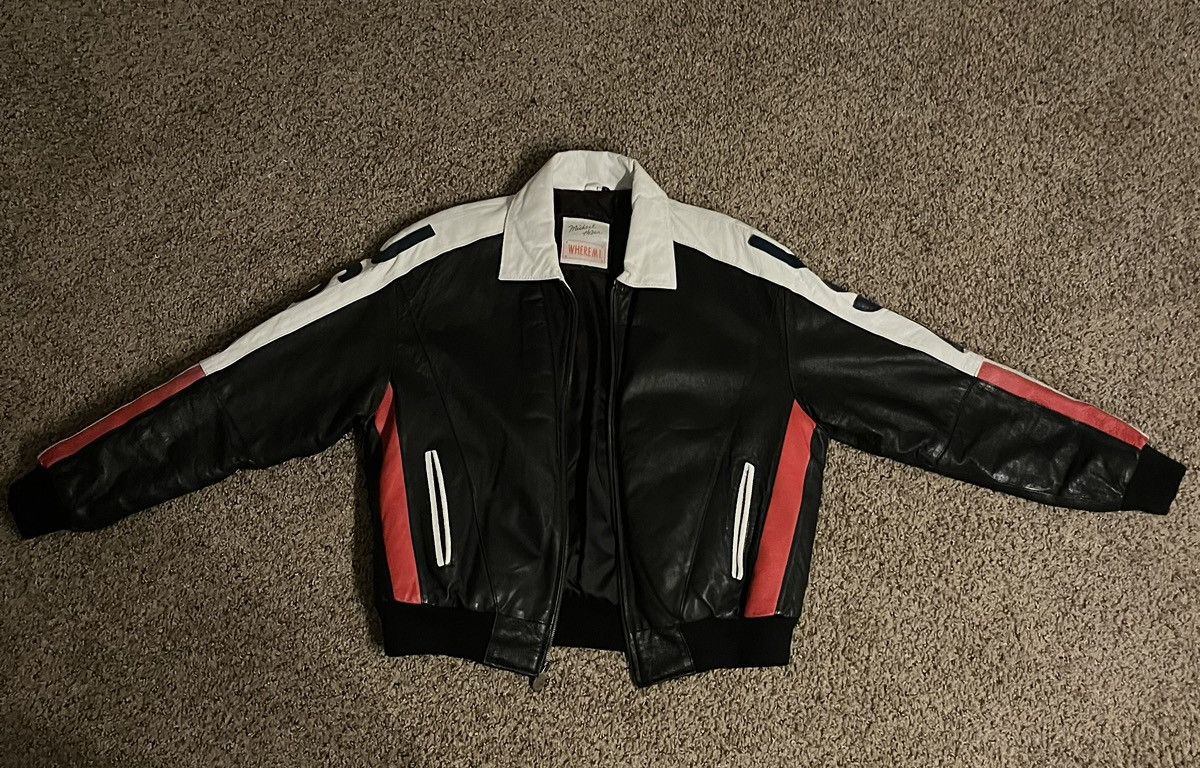 Michael Hoban Rare Vintage Michael Hoban Leather Bomber Jacket Size US L / EU 52-54 / 3 - 1 Thumbnail