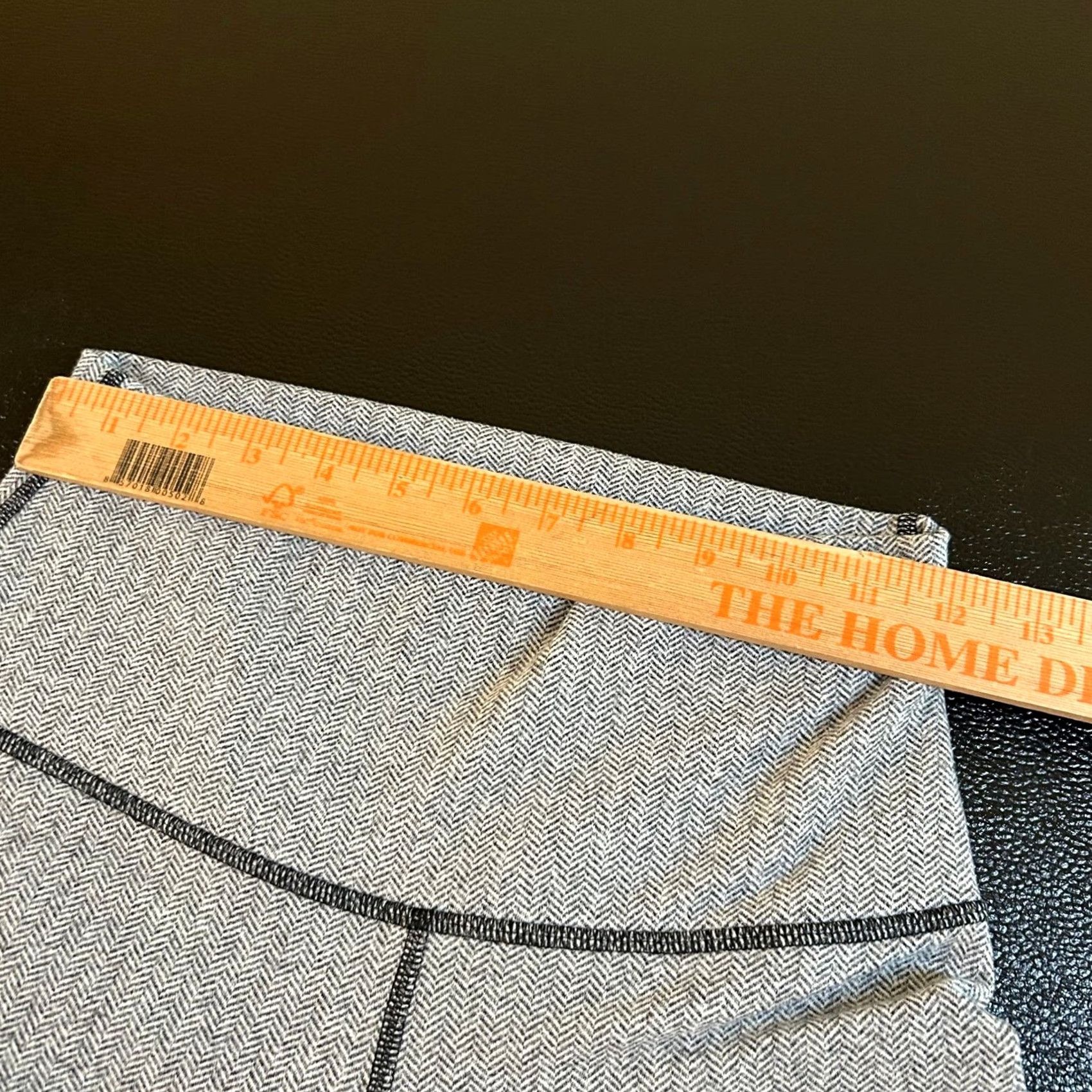 Lululemon Lululemon Wunder Under Leggings Womens Size 4 Gray Herringbone High Rise Yoga Activewear Slim Waist 24in Inseam 29in Size 27" / US 4 / IT 40 - 5 Thumbnail