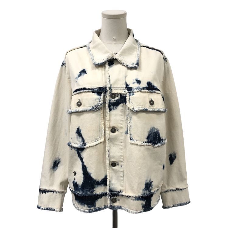 Dior Dior Bee CD Distressed Jacket Size 36 Size XS / US 0-2 / IT 36-38 - 1 Thumbnail