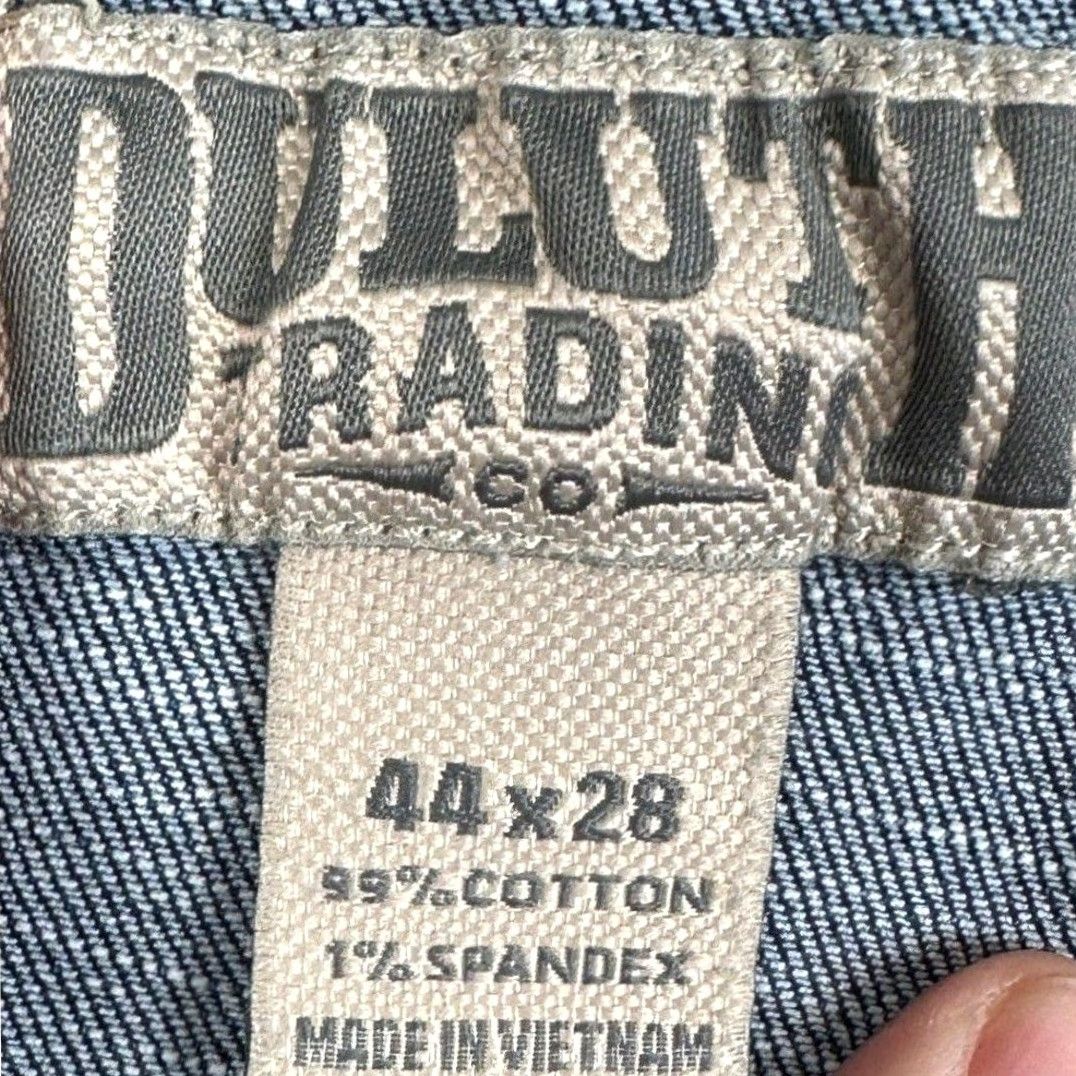 Duluth Trading Company Duluth Trading Co Flex Ballroom Jeans Men 44X28 Blue Straight Leg Denim Shirt? Size US 44 / EU 60 - 3 Thumbnail