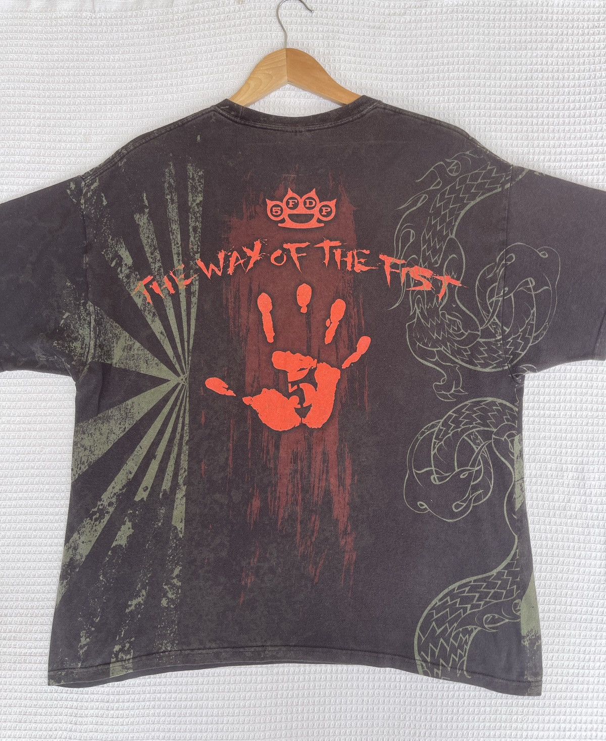 Band Tees Last Drop🔥Rare🔥Five Finger Death Punch Essential Aop T-Shirt Size US XL / EU 56 / 4 - 11 Thumbnail