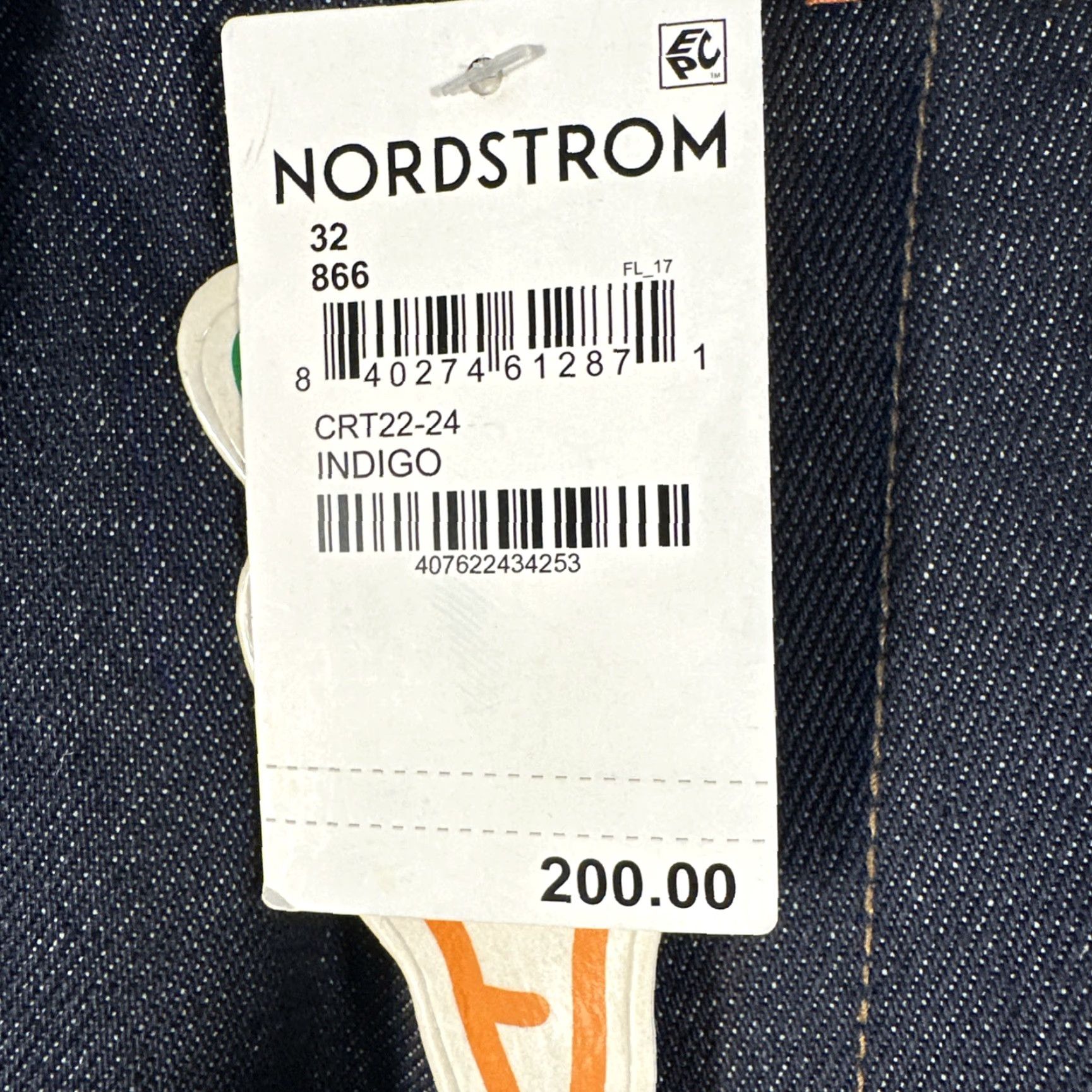 Vintage Carrots Jeans Dark Wash Mens 32 Straight Leg Indigo Denim Cotton Zip Inseam 34 Carrots Brand Regular Fit Jeans Mens Size US 32 / EU 48 - 3 Thumbnail