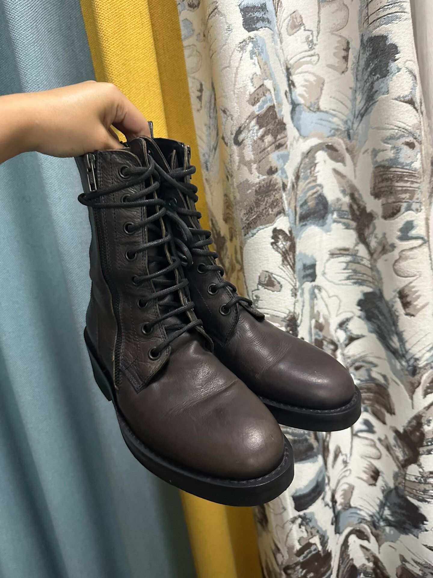 Ann Demeulemeester Ann Demeulemeester Brown Leather Ankle Boots Size US 6 / IT 36 - 1 Thumbnail