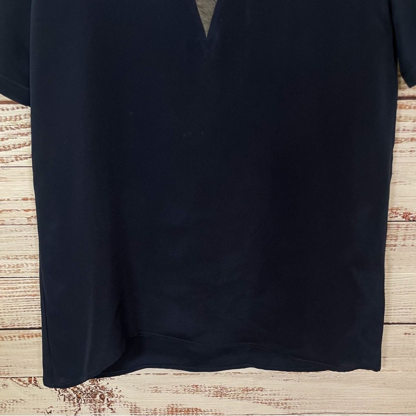 Ramy Brook Ramy Brook Kate Silk V-neck Top, NWT, Size Small, MSRP $345 Size S / US 4 / IT 40 - 4 Thumbnail