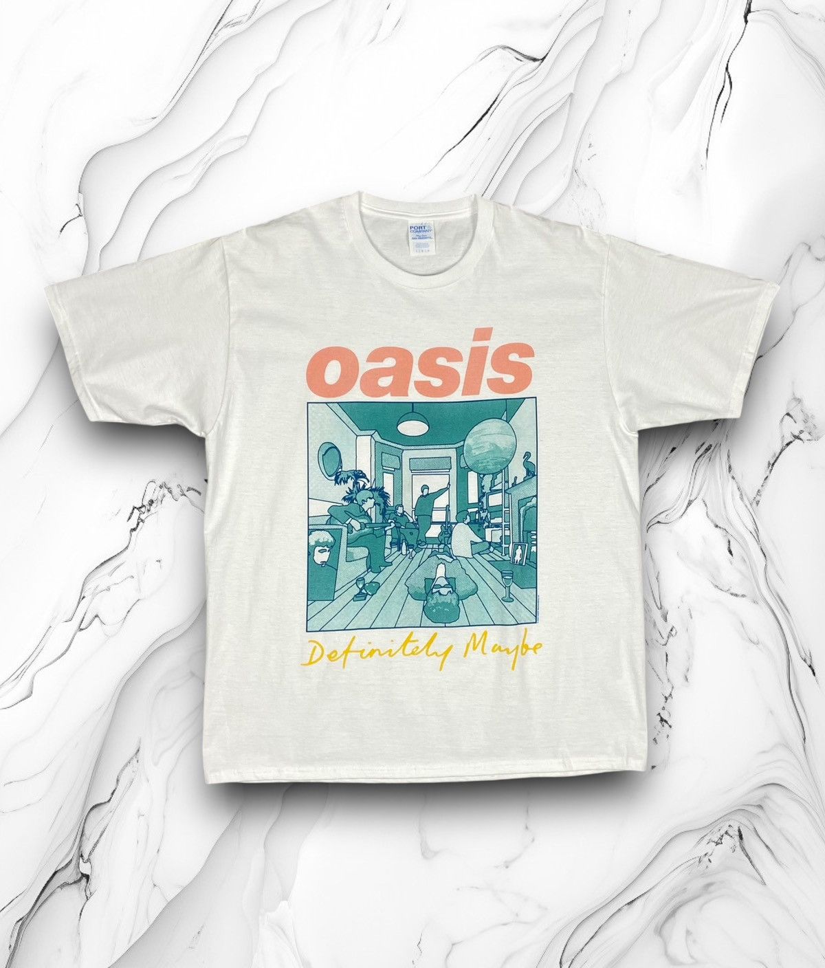 Band Tees Oasis - Definitely Maybe Album Multicolored Band Tee Size US L / EU 52-54 / 3 - 1 Thumbnail