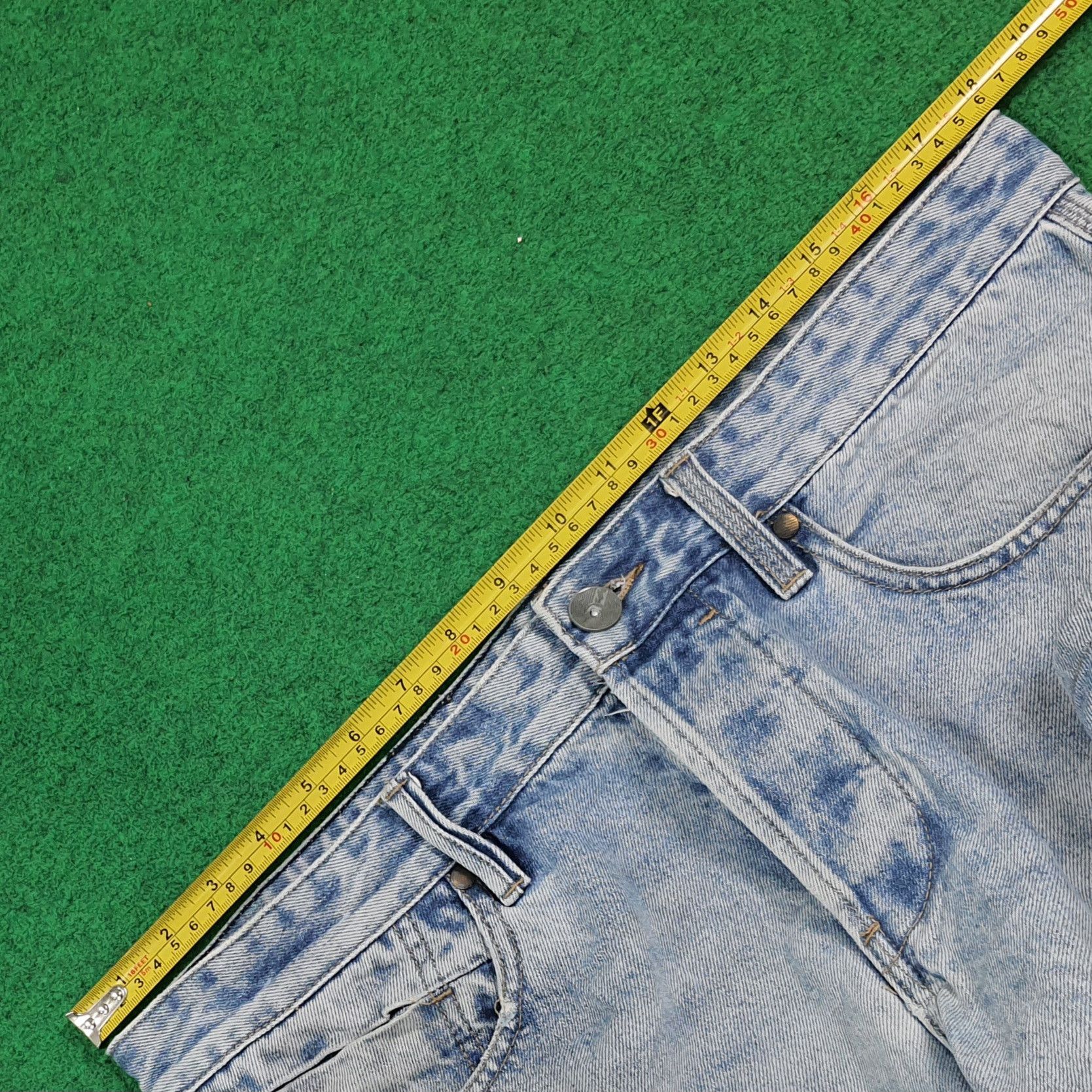 Billabong Vintage Andy Warhol x Billabong Selvedge Rugged Jeans C280N9 Size US 35 - 14 Thumbnail