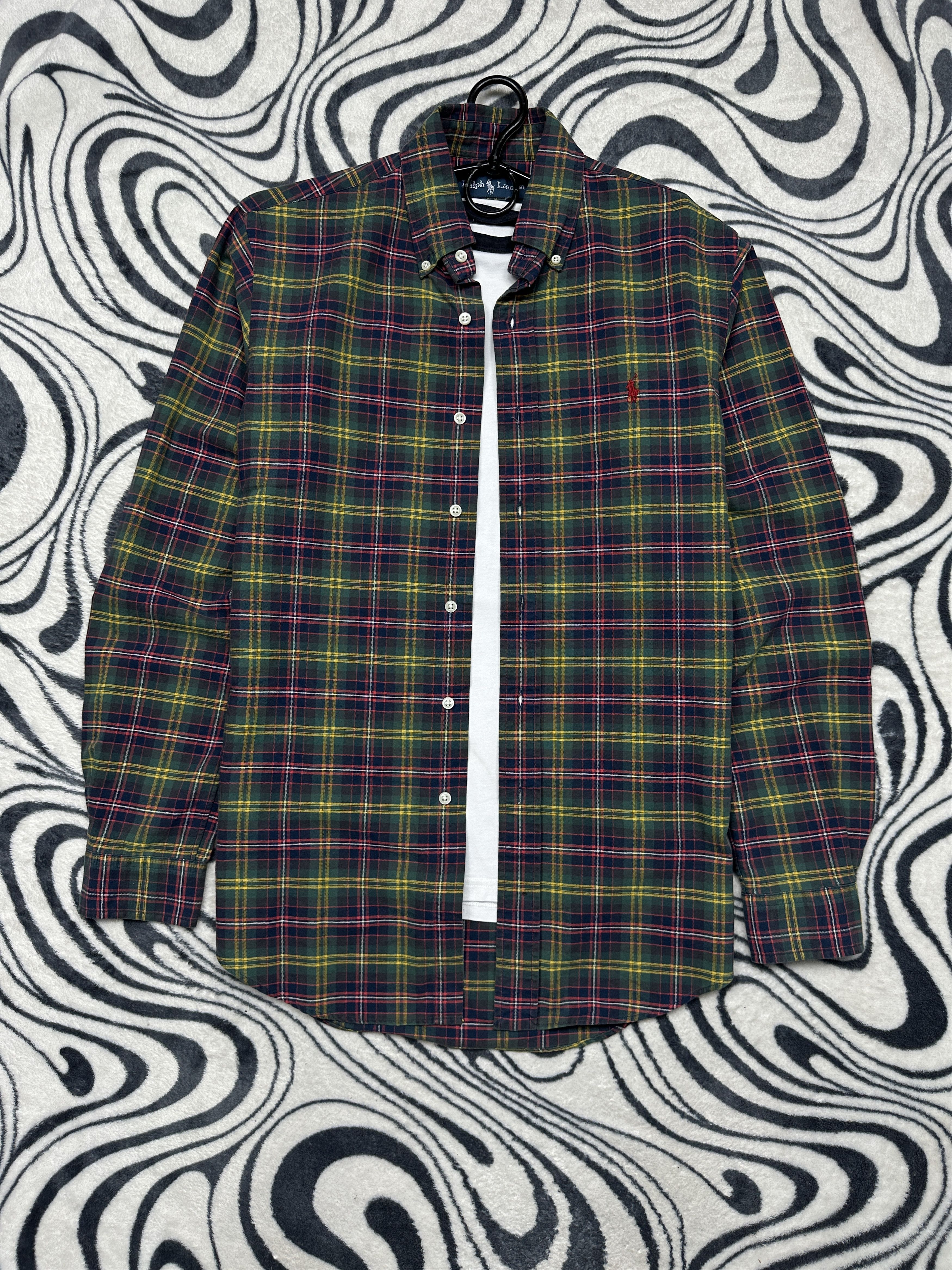 Polo Ralph Lauren Polo Ralph Lauren Mens Long Sleeve Plaid Shirt Size US S / EU 44-46 / 1 - 1 Thumbnail