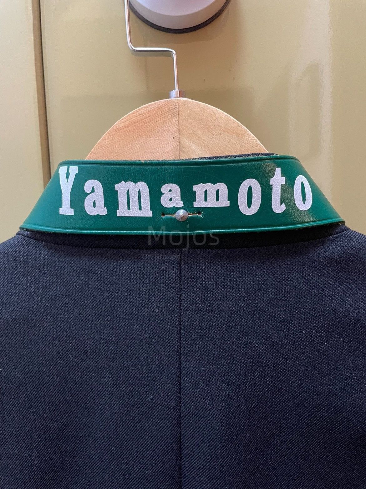 Yohji Yamamoto Yohji Yamamoto Pour Homme 08AW Leather Logo Neck Jacket-250 Size US M / EU 48-50 / 2 - 4 Thumbnail