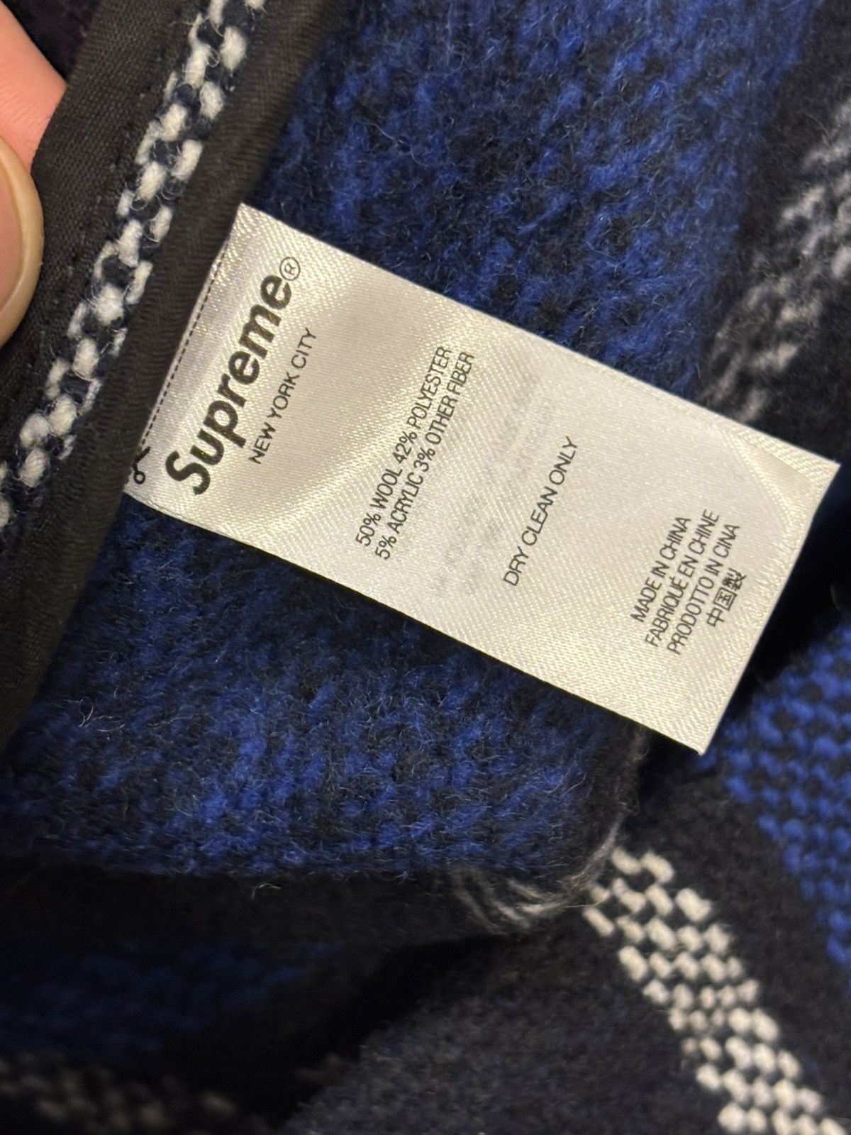 Supreme × Yohji Yamamoto Supreme X Yohji Yamamoto Baja Jacket Blue Size US XXL / EU 58 / 5 - 4 Thumbnail