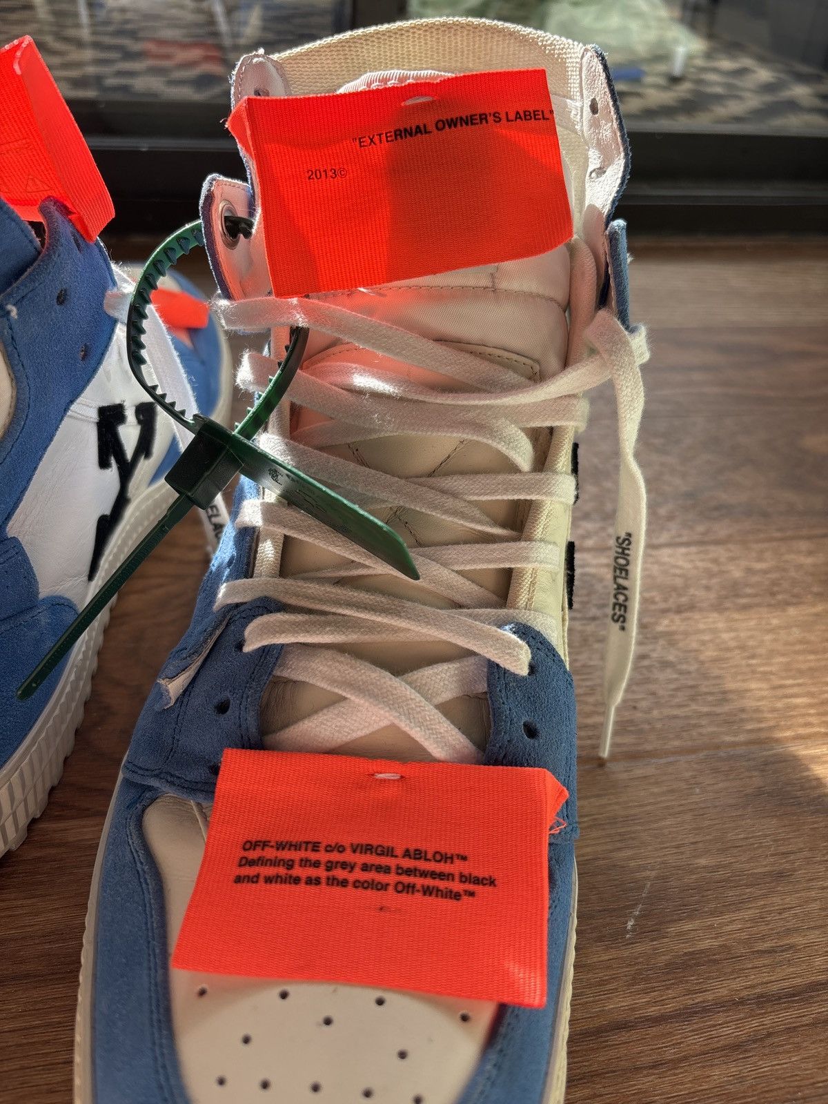 Off-White OFF-WHITE Off-Court 3.0 High White Sky Blue Size US 11.5 / EU 44-45 - 6 Thumbnail
