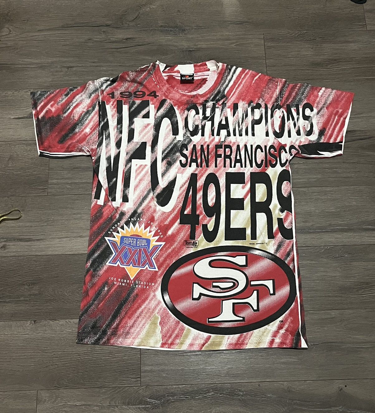 Japanese Brand × NFL × Vintage 1994 NFC CHAMPS San Francisco 49ers AOP Size US L / EU 52-54 / 3 - 1 Thumbnail