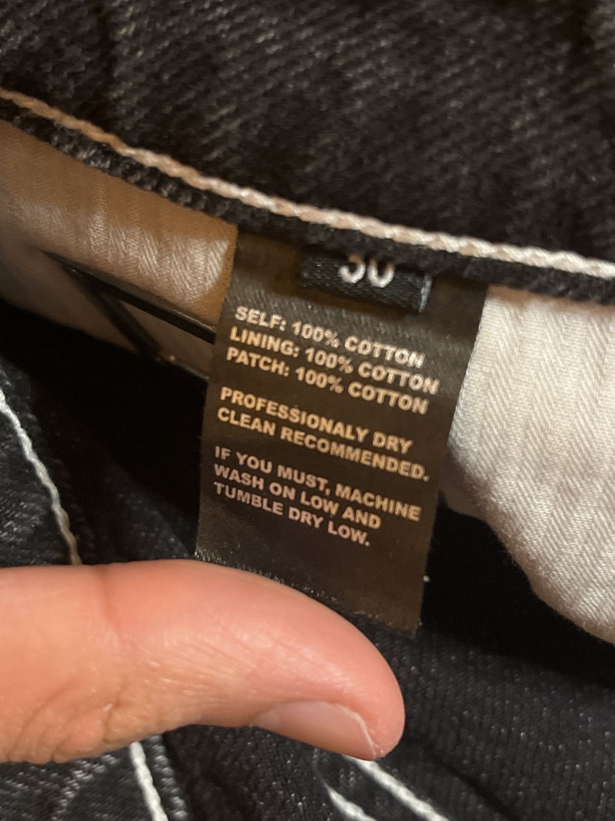 Revenge Revenge Web Patch Jeans Size US 30 / EU 46 - 4 Thumbnail