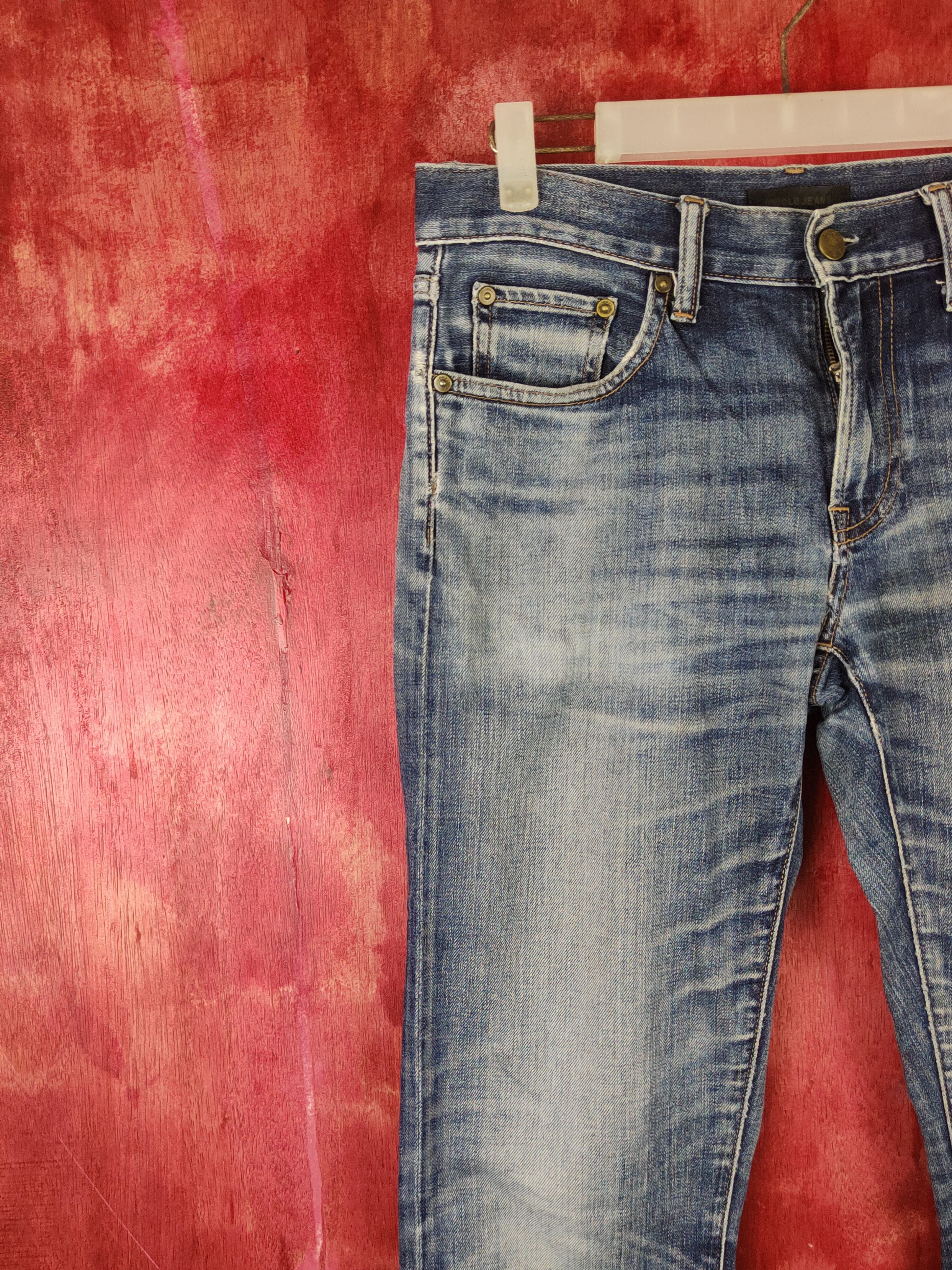 Japanese Brand Uniqlo japan vintage Blue jeans Denim Pants #S1369 Size US 32 / EU 48 - 3 Thumbnail