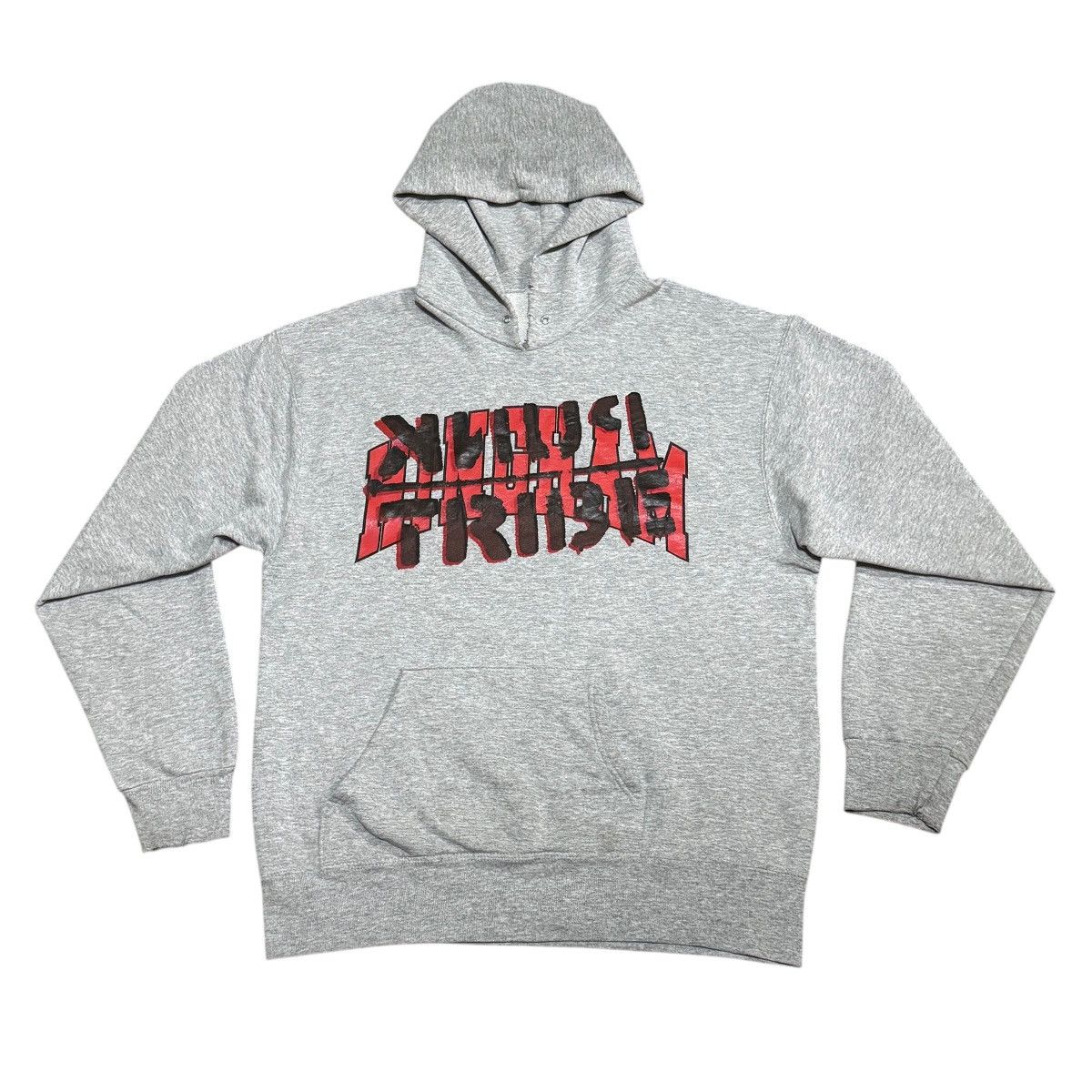 Fruit Of The Loom Vintage Gingham Punk Tribe Sweatshirt Hoodie Size US L / EU 52-54 / 3 - 1 Thumbnail