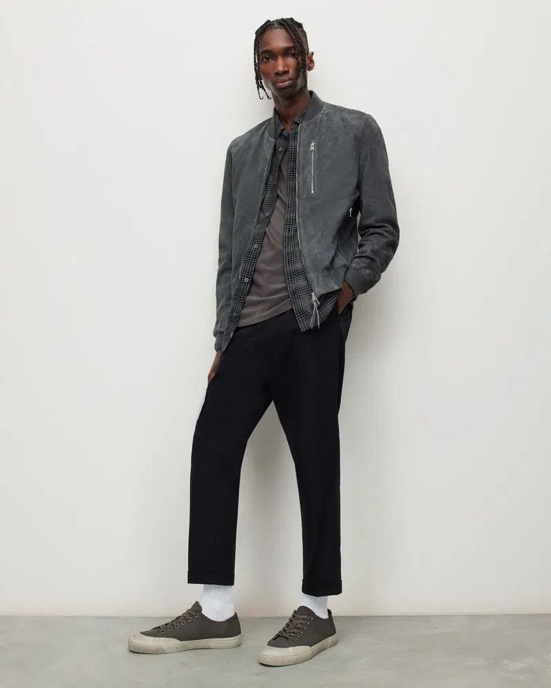 Allsaints AllSaints Kemble Suede Bomber Jacket Size US S / EU 44-46 / 1 - 5 Thumbnail
