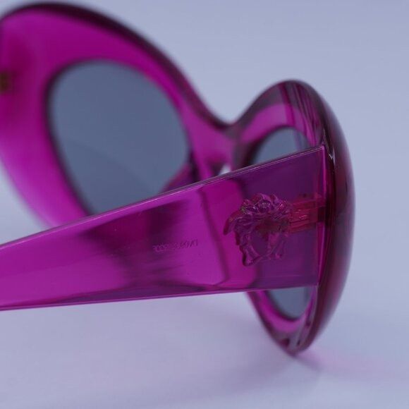 Versace Versace VE4456U 533487 Sunglasses Pink Oval Frame Size ONE SIZE - 10 Thumbnail