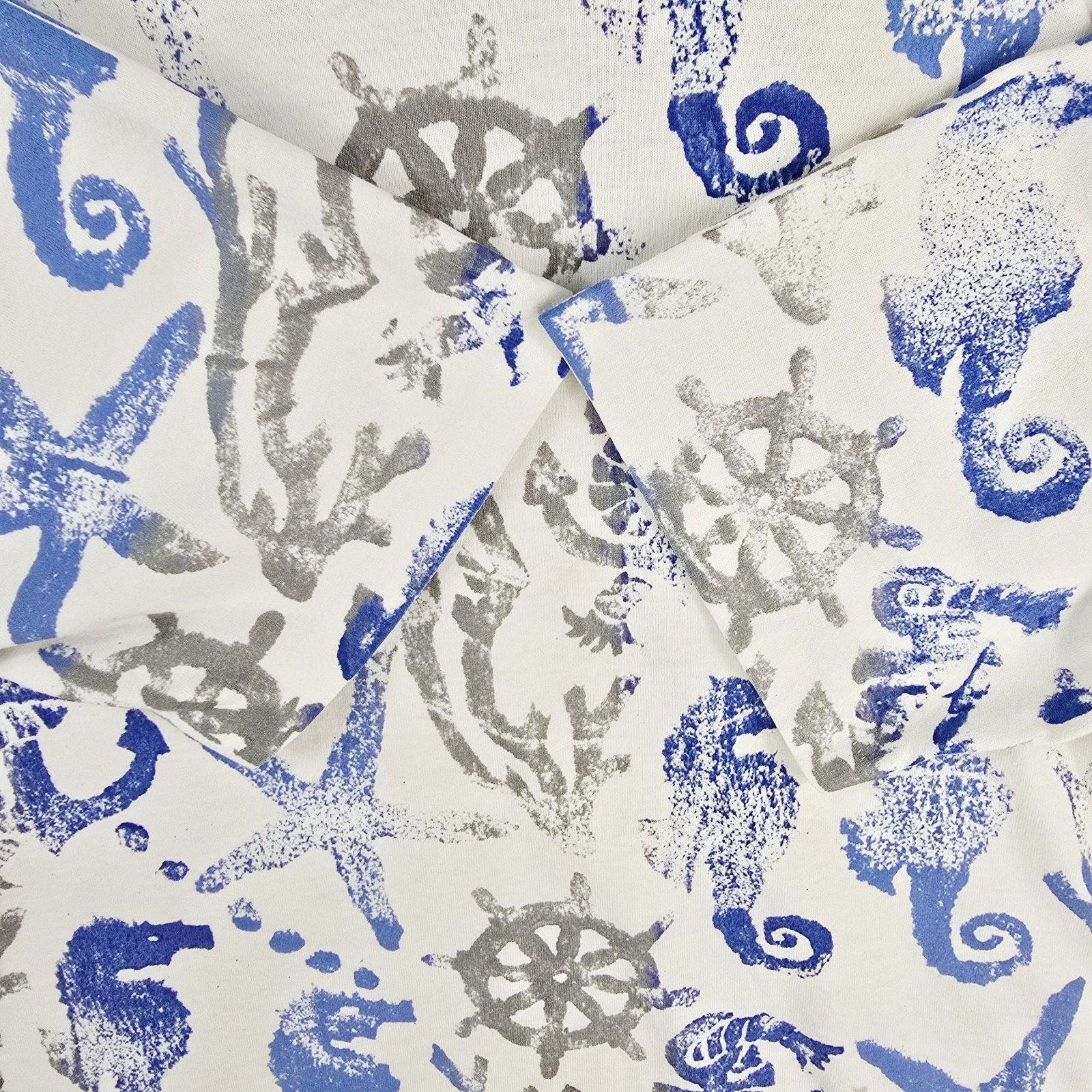 Other Vintage EZL Marcy N Me Nautical Ocean Shirt OSFA 90s AOP Size ONE SIZE - 9 Thumbnail