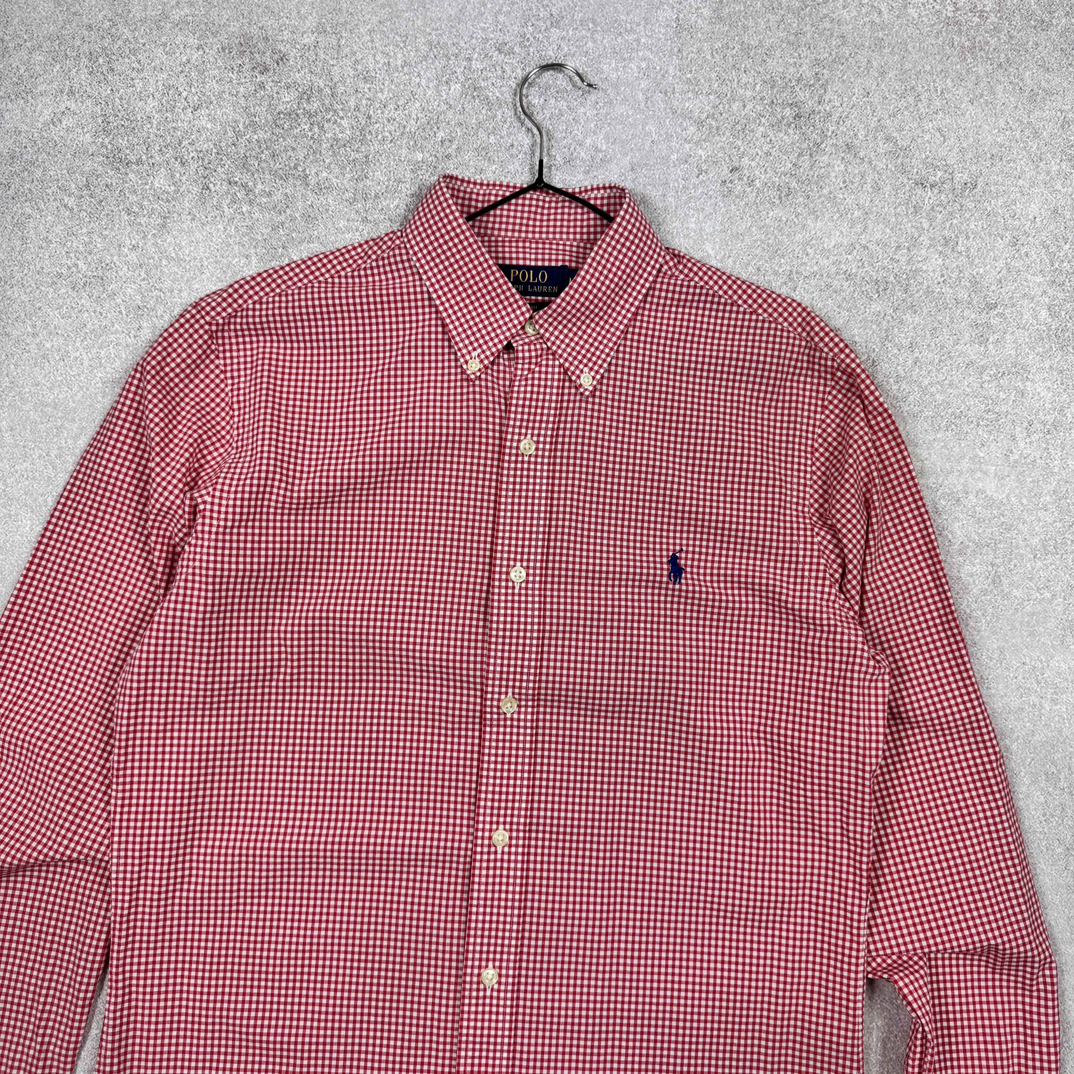 Polo Ralph Lauren Men`s Polo Ralph Lauren Slim Fit Cotton Shirt Size M Size US M / EU 48-50 / 2 - 2 Thumbnail
