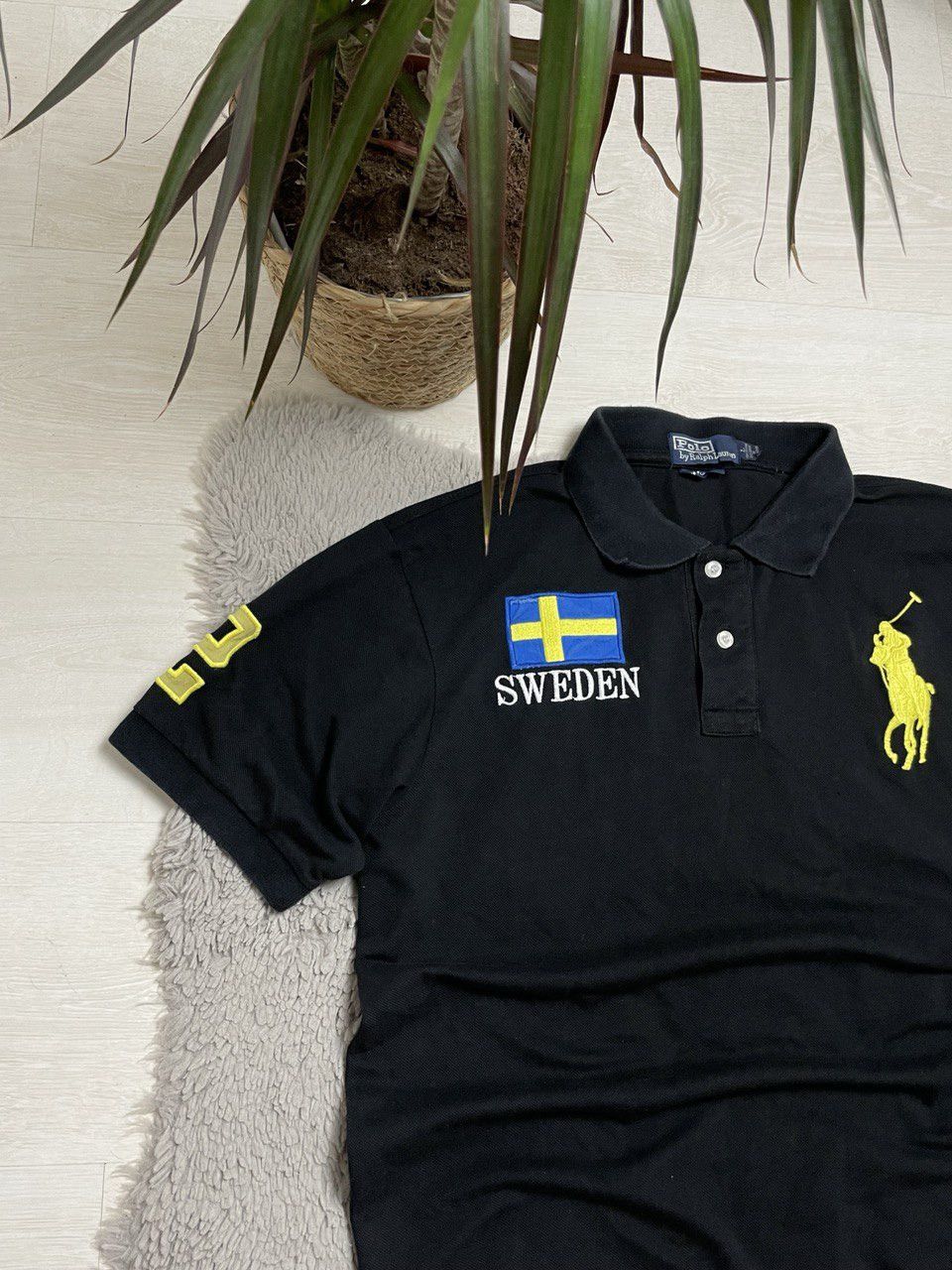 Polo Ralph Lauren × Vintage Polo Ralph Lauren Vintage Polos Sweden Big Center Pony Y2K Size US L / EU 52-54 / 3 - 5 Thumbnail