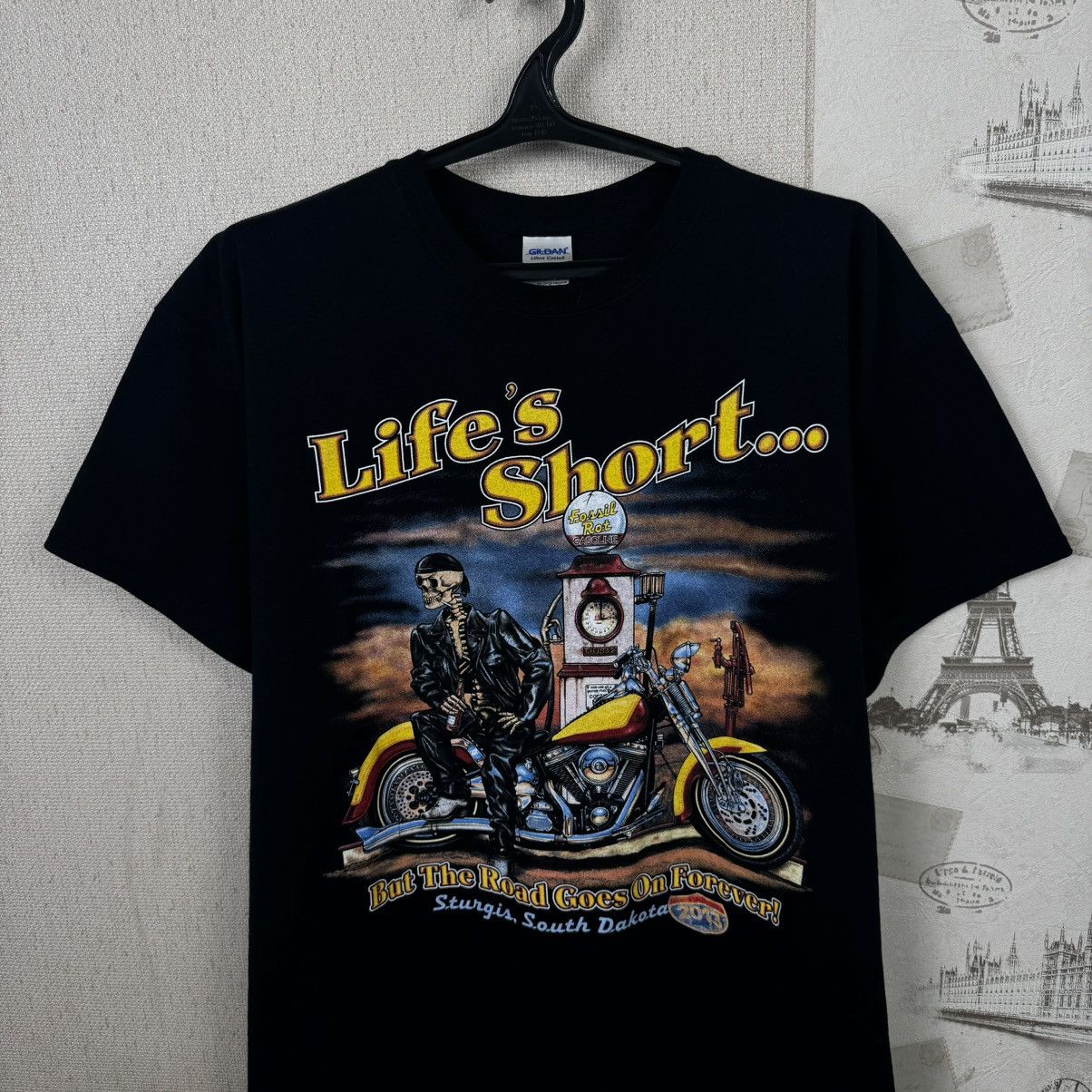 Harley Davidson × Vintage Vintage Sturgis Motorcycle Rally South Dakota XL Black Size US XL / EU 56 / 4 - 6 Thumbnail