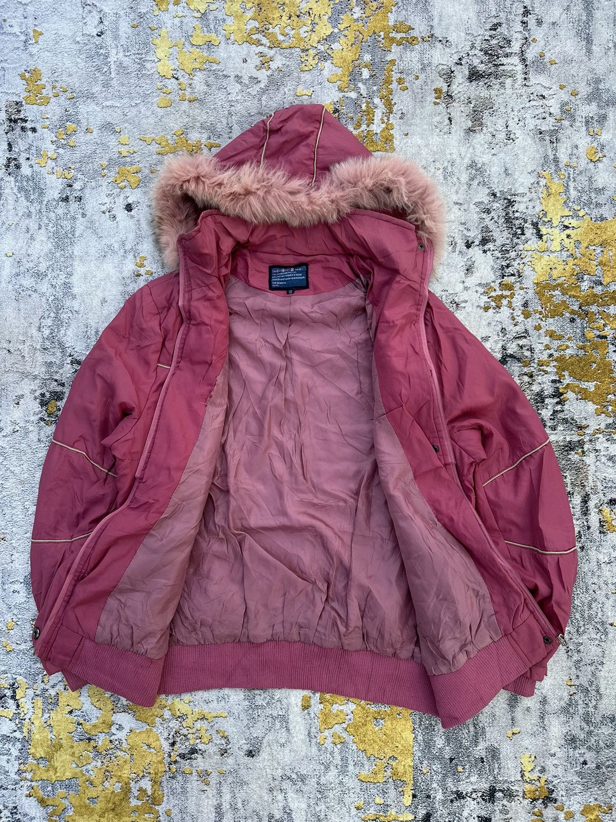 If Six Was Nine × Japanese Brand × Le Grande Bleu (L.G.B.) WINTER SESSION IFSIX LGB STYLE 168 DOWN PUFFER FUR JACKET Size L / US 10 / IT 46 - 7 Thumbnail