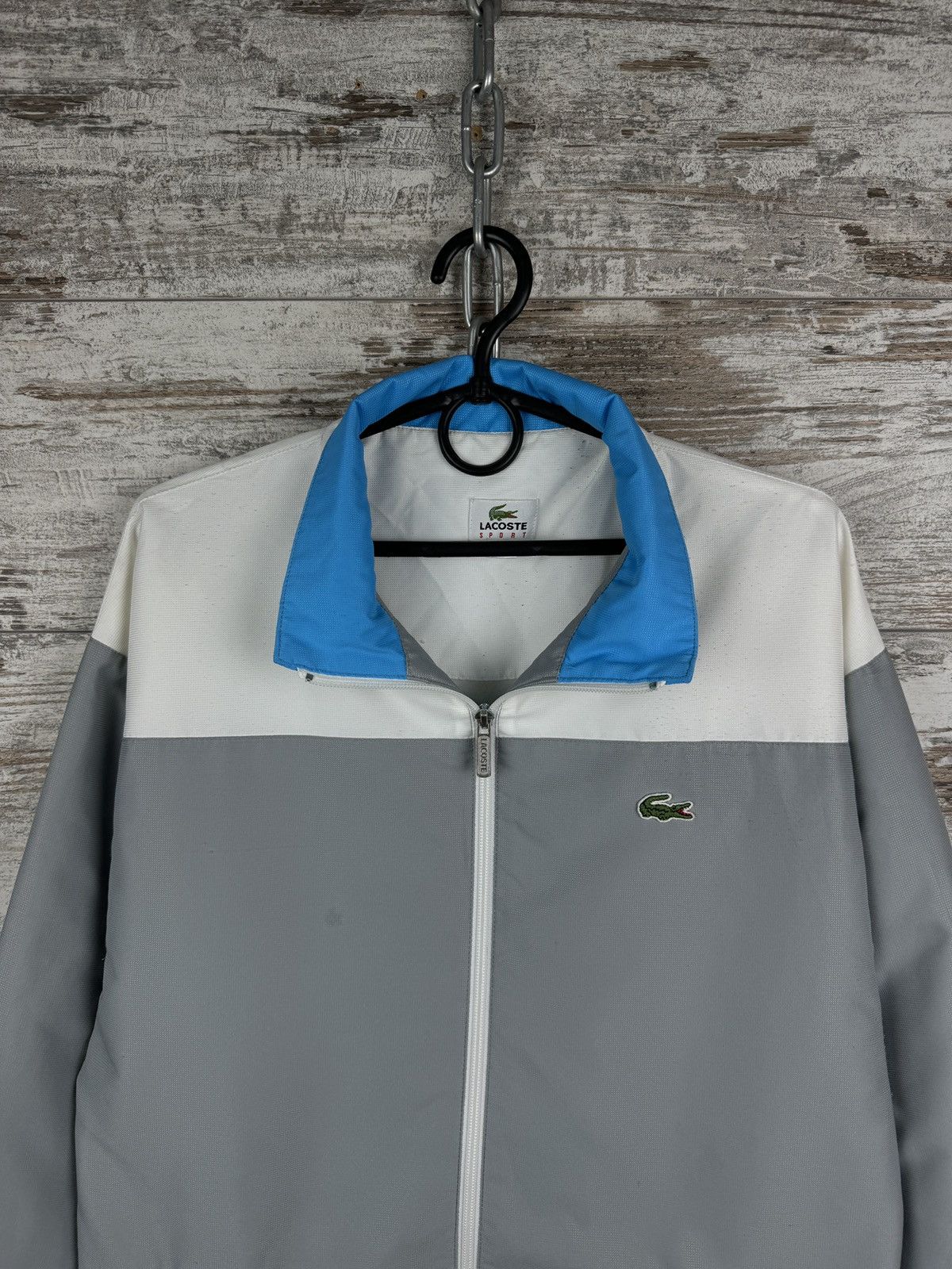 Lacoste × Vintage Mens Vintage Lacoste Track Jacket Olympic crazy 2k rare Size US M / EU 48-50 / 2 - 3 Thumbnail