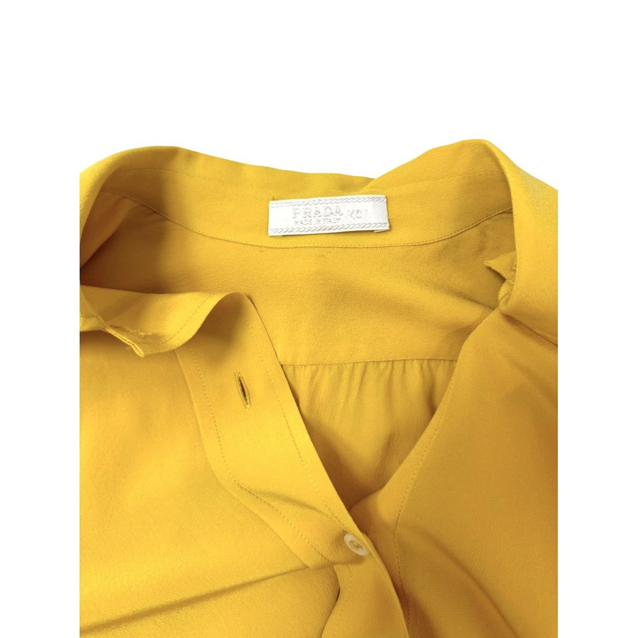 Prada Prada silk shirt with ribbon. Size M / US 6-8 / IT 42-44 - 5 Thumbnail