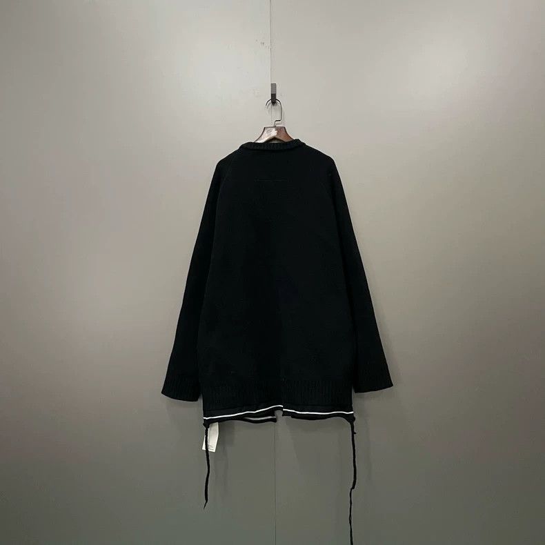 Givenchy Givenchy Black V-Neck Knit Cardigan XL / New 95 Size US XL / EU 56 / 4 - 2 Thumbnail