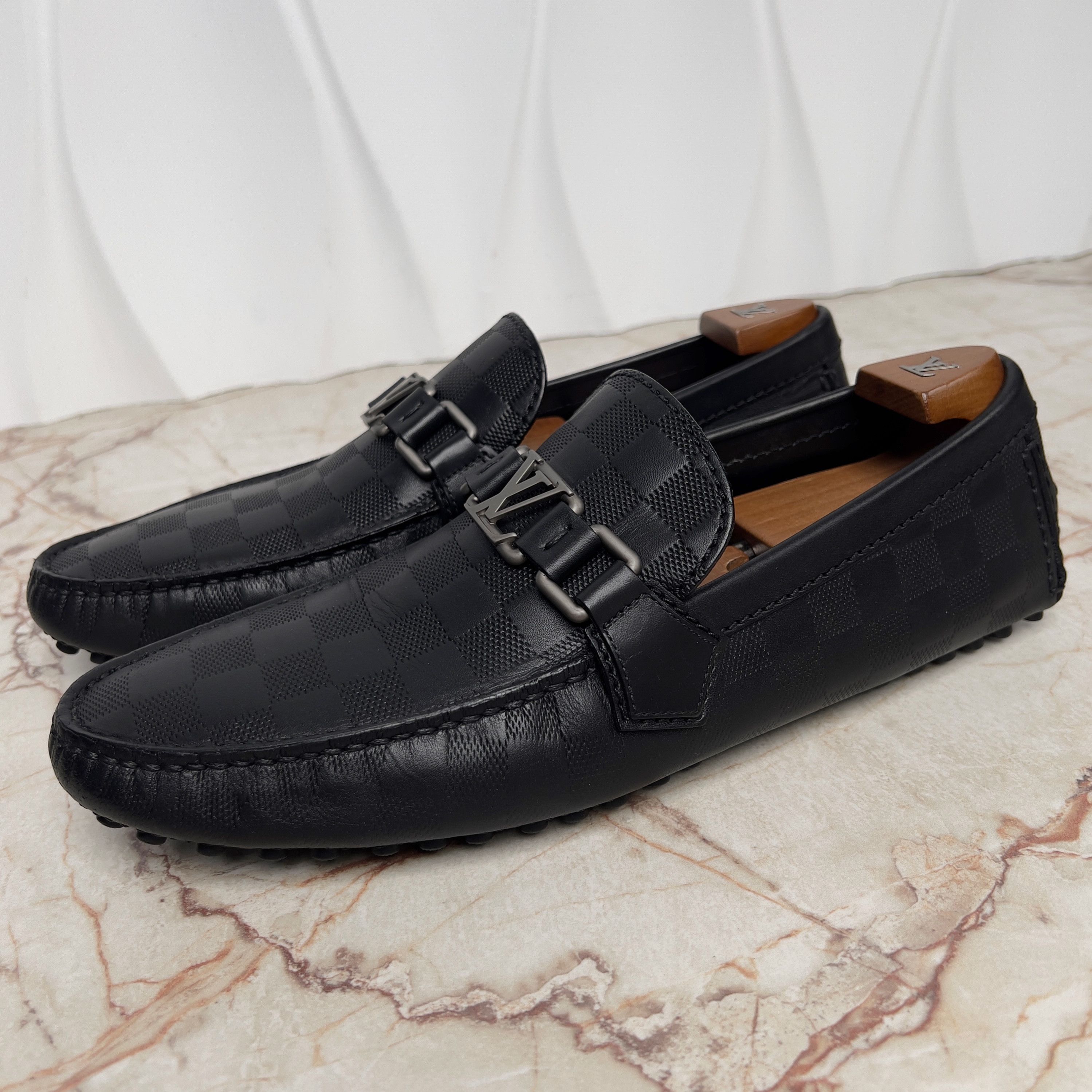 Hockenheim Moccasin Damier Infini Leather display picture 3