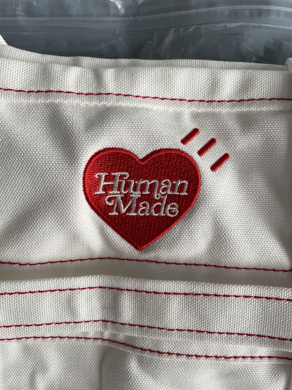 Girls Don't Cry × Human Made Girls Don’t Cry x Human Made Tote Bag Large Size ONE SIZE - 6 Thumbnail