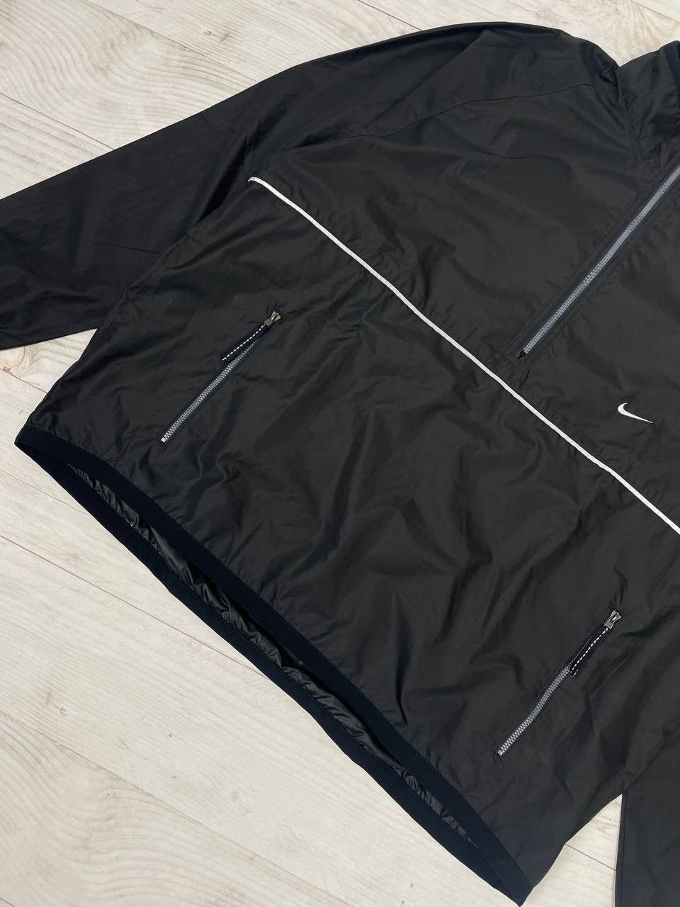 Nike × Vintage Vintage Nike Jacket Anorak Reflective 1/2 Zip Drill Y2K Size US XL / EU 56 / 4 - 6 Thumbnail