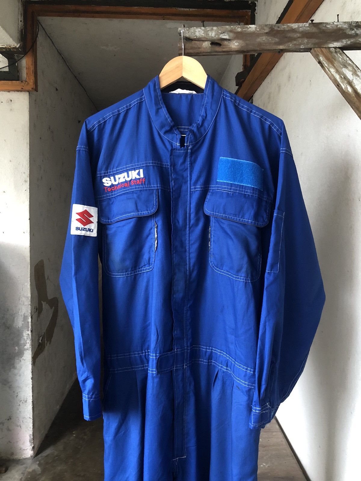 Vintage Vintage Suzuki Racing Technical Team Coverall/Jumpsuit Size US XL / EU 56 / 4 - 8 Thumbnail