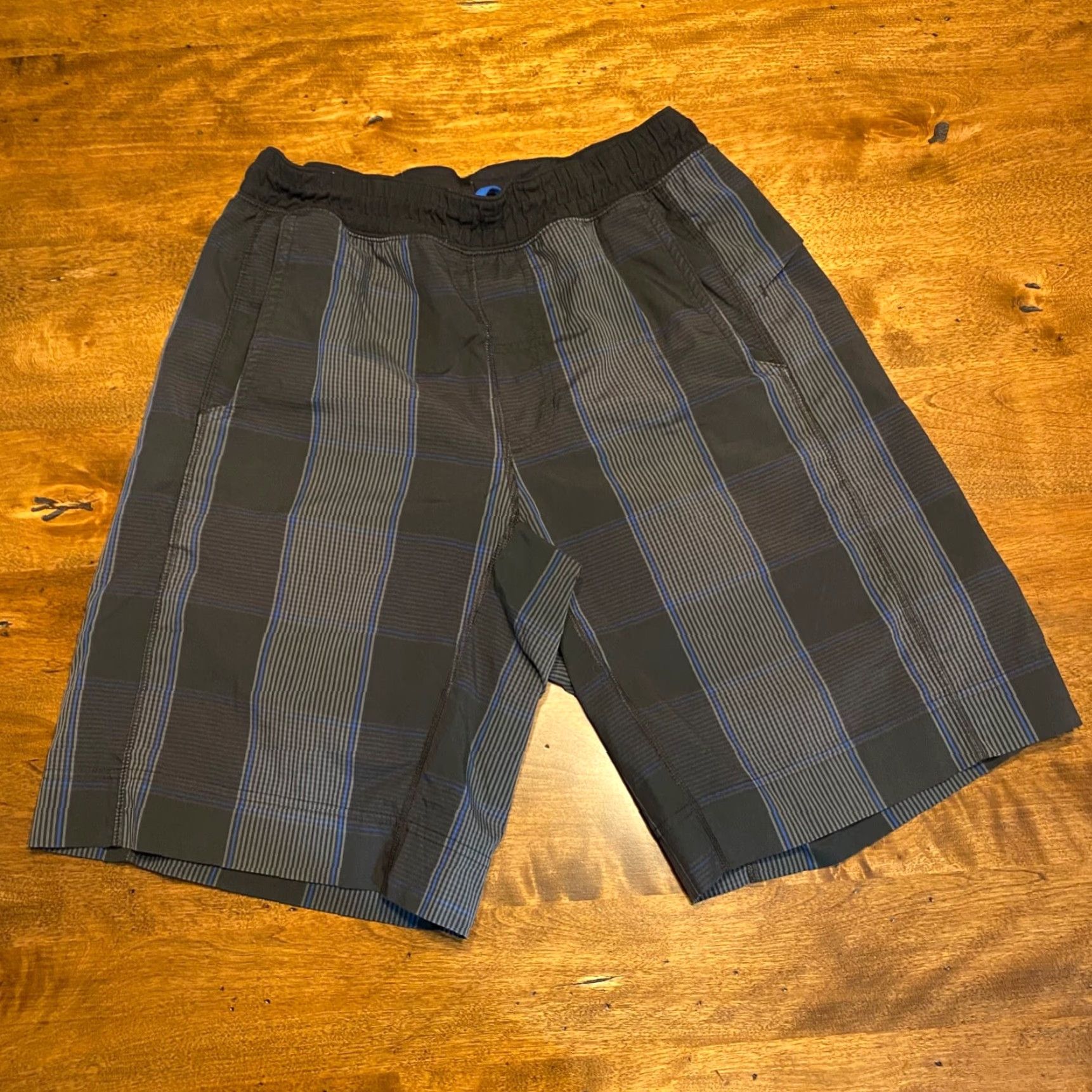 Lululemon Lululemon Shorts Mens Medium Gray Blue Black Workout 10.5" Inseam Regular Multicolor Polyester Blend Sweatpants? Size US 31 - 3 Thumbnail