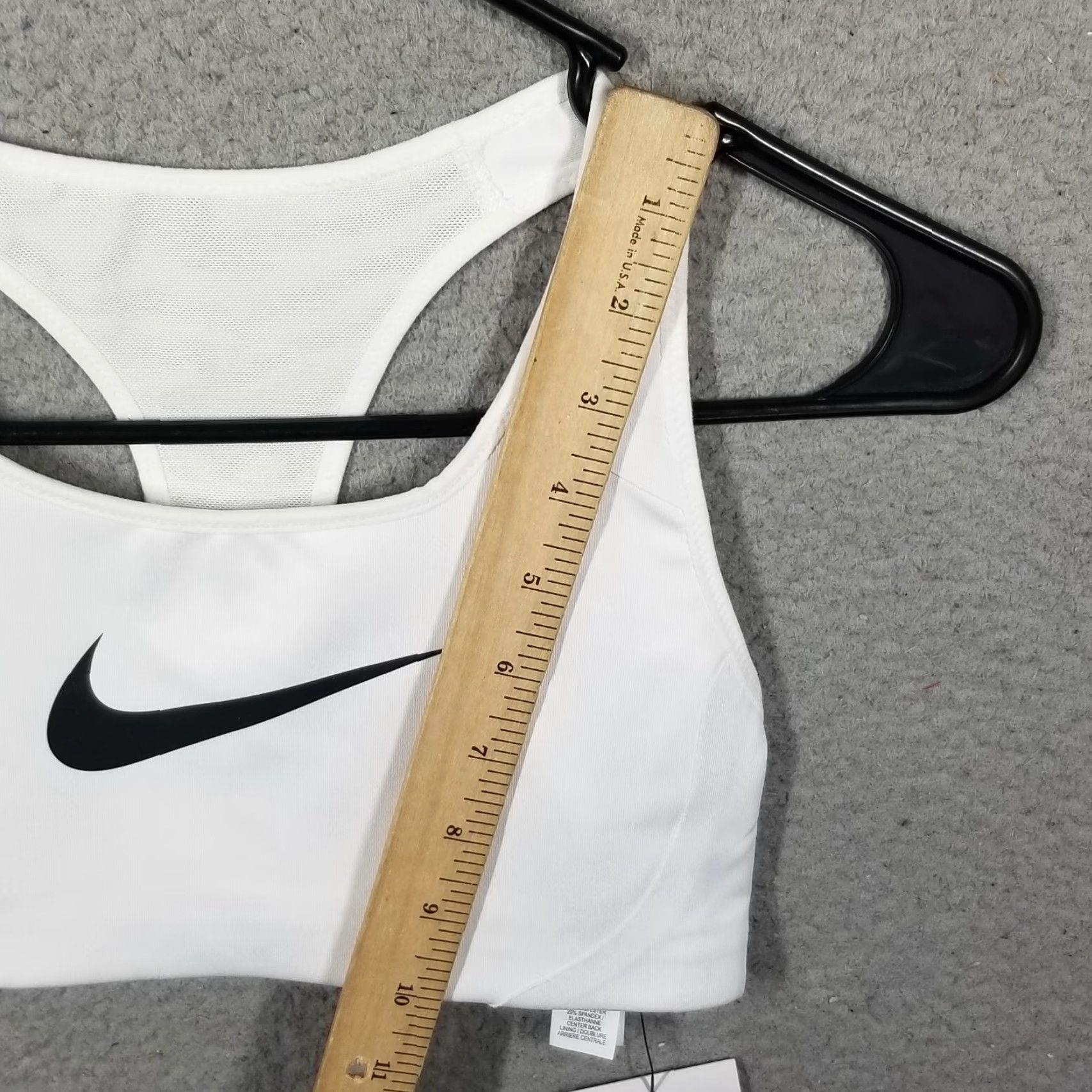 Nike NIKE Dri-FIT High Support Sports Bra Black Size S Wireless Racerback Activewear Womens Size ONE SIZE - 4 Thumbnail