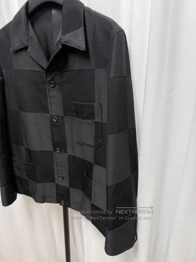 Yohji Yamamoto YOHJI YAMAMOTO Plaid Wool Patchwork Jacket Size US L / EU 52-54 / 3 - 2 Thumbnail