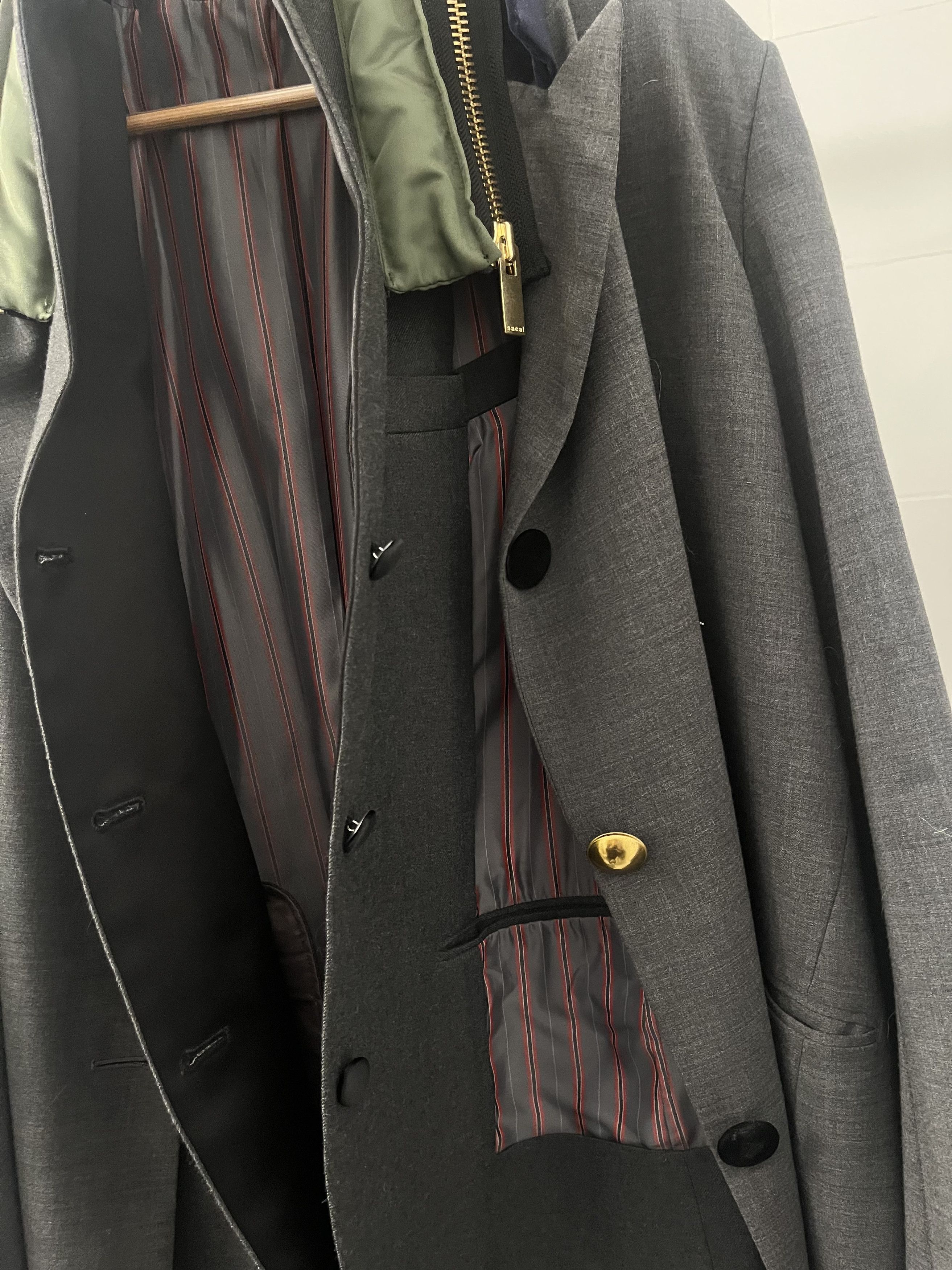 Sacai Sacai 20-04817 Suiting Coat – Size 3 – Lightly Worn Size M / US 6-8 / IT 42-44 - 4 Thumbnail