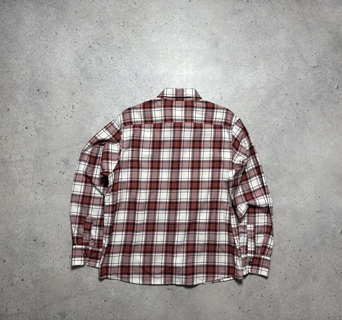 A.P.C. A.P.C Check Button Up Shirt Flannel Size L Size US L / EU 52-54 / 3 - 9 Thumbnail