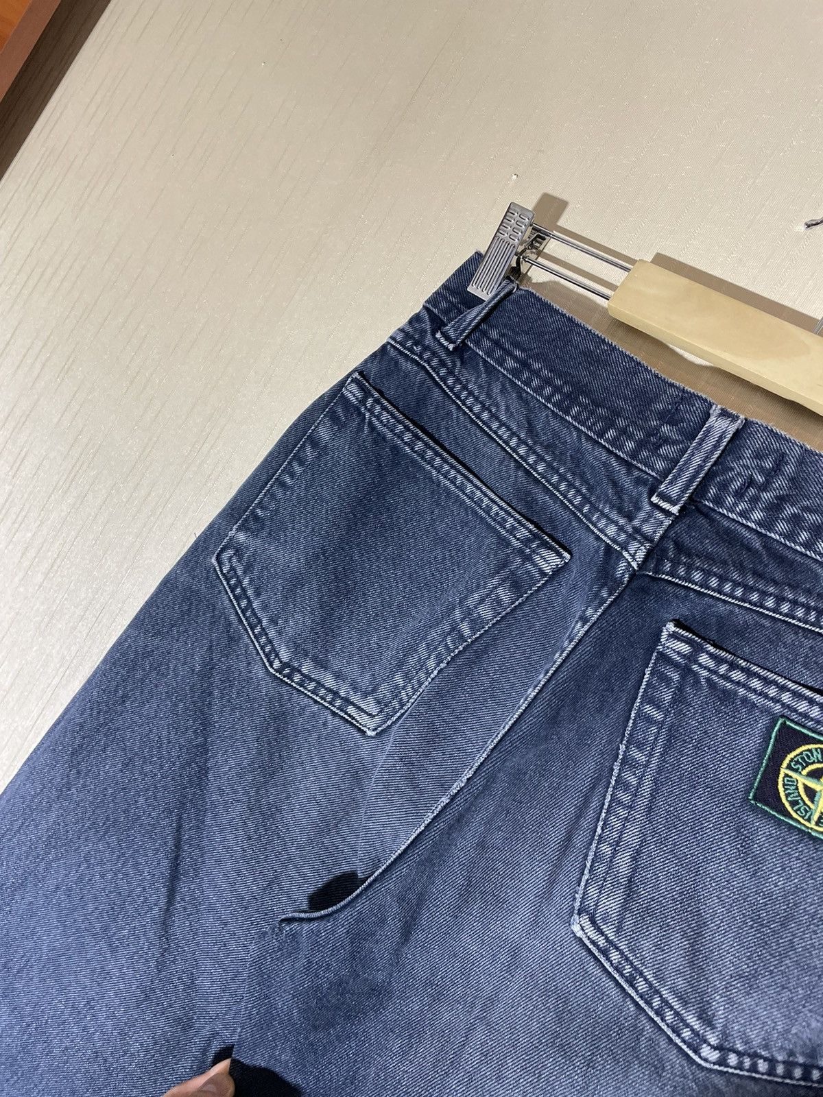 Massimo Osti × Stone Island × Vintage Stone Island Vintage denim jeans 90s Size US 29 - 6 Thumbnail