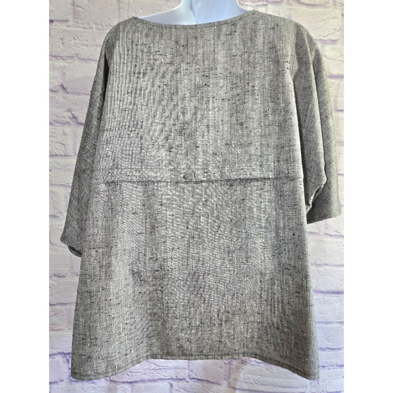 Other Givenchy En Plus Gray Dolman Sleeve Top Large Lightweight Size L / US 10 / IT 46 - 3 Thumbnail