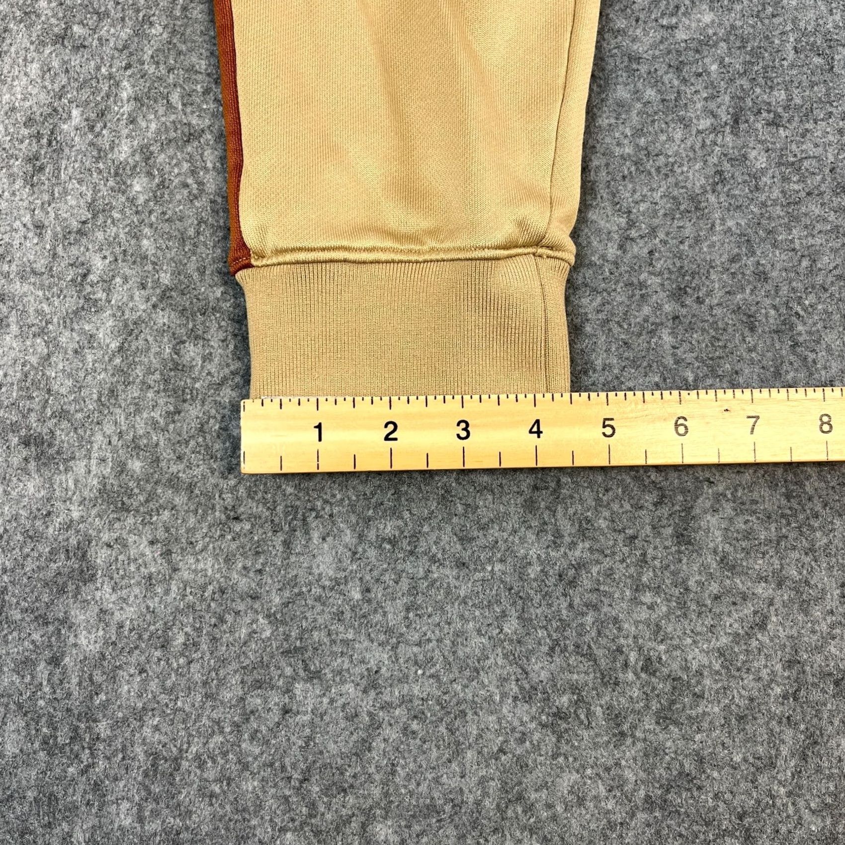 Puma PUMA Mens Track Pants Sweat Joggers M Gold Tapered Cuffed Ankle Drawstring Pockets Regular Fit Size US 31 - 3 Thumbnail