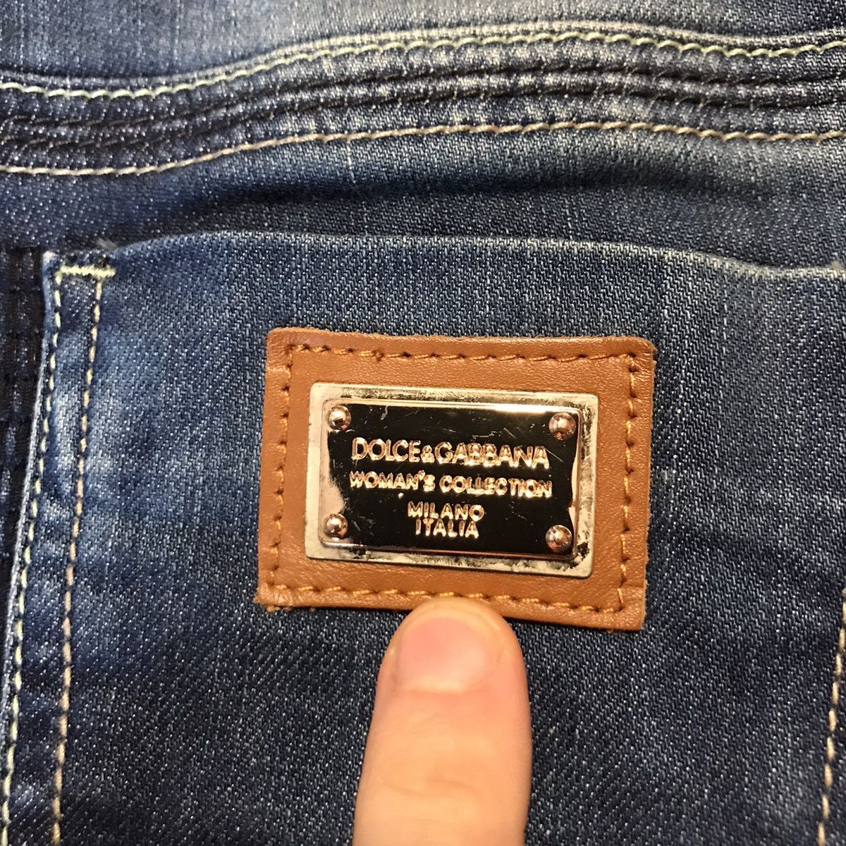 Dolce & Gabbana × Vintage DOLCE & GABBANA JEANS women New pants rare Size 30" / US 8 / IT 44 - 5 Thumbnail